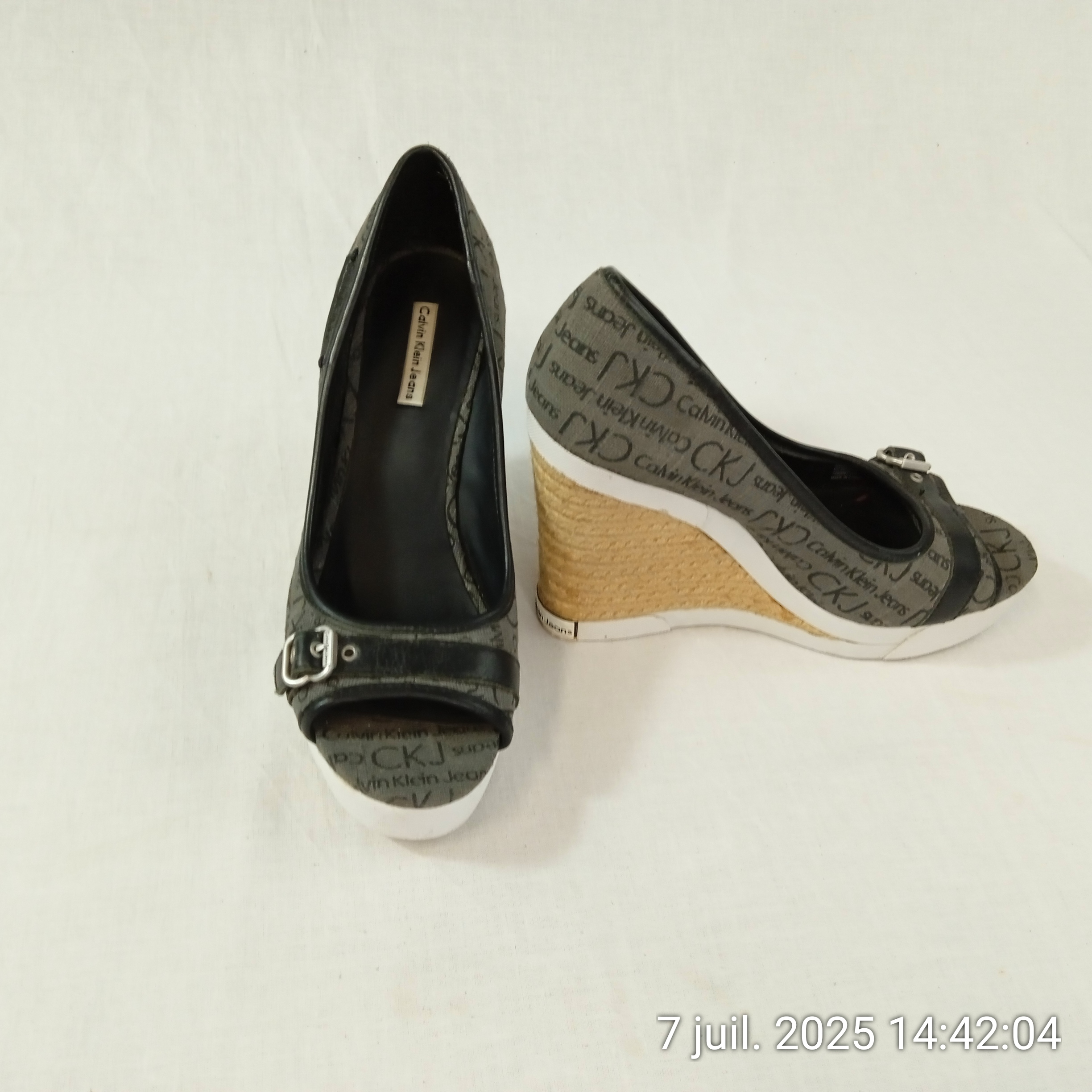 Chaussures compensées Calvin Klein Jeans P.38 - Photo 1