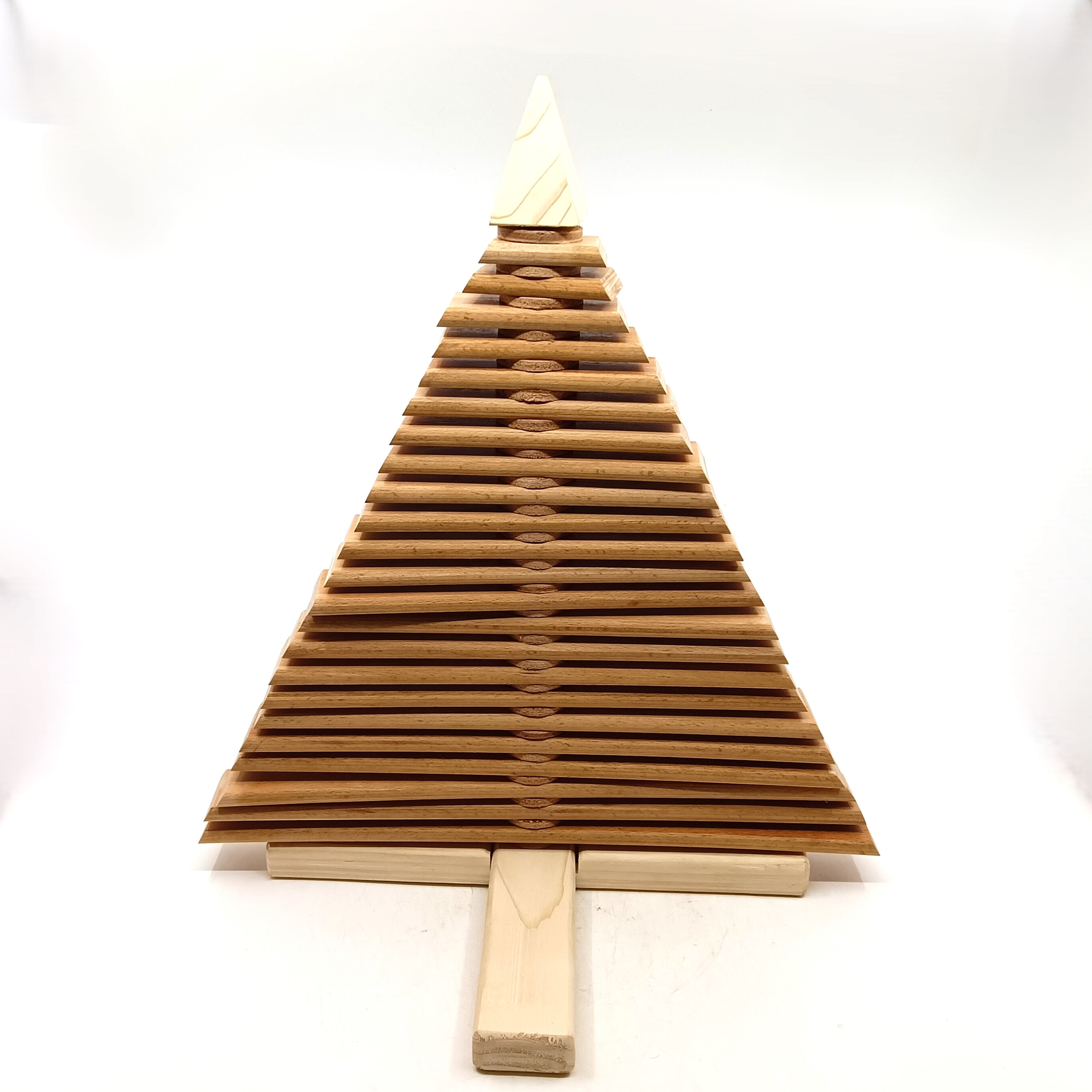 Mini Sapin de Noel en Bois - Photo 2