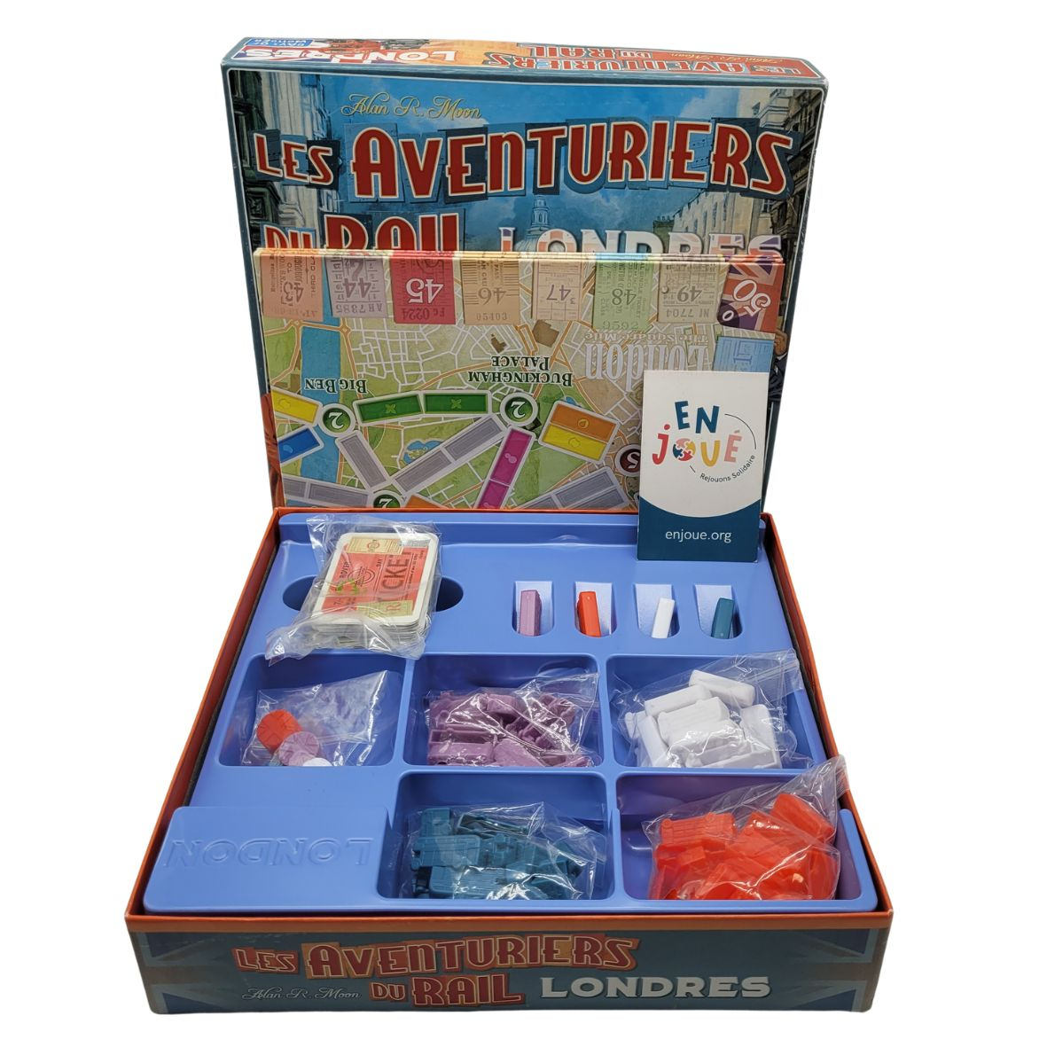 Voir photo 4 de Jeu de société - Les Aventuriers du Rail Londres - Days of Wonder - À partir de 8 ans. Jeu de société - Les Aventuriers du Rail Londres - Days of Wonder - À partir de 8 ans. Bon état - Vue 4 -