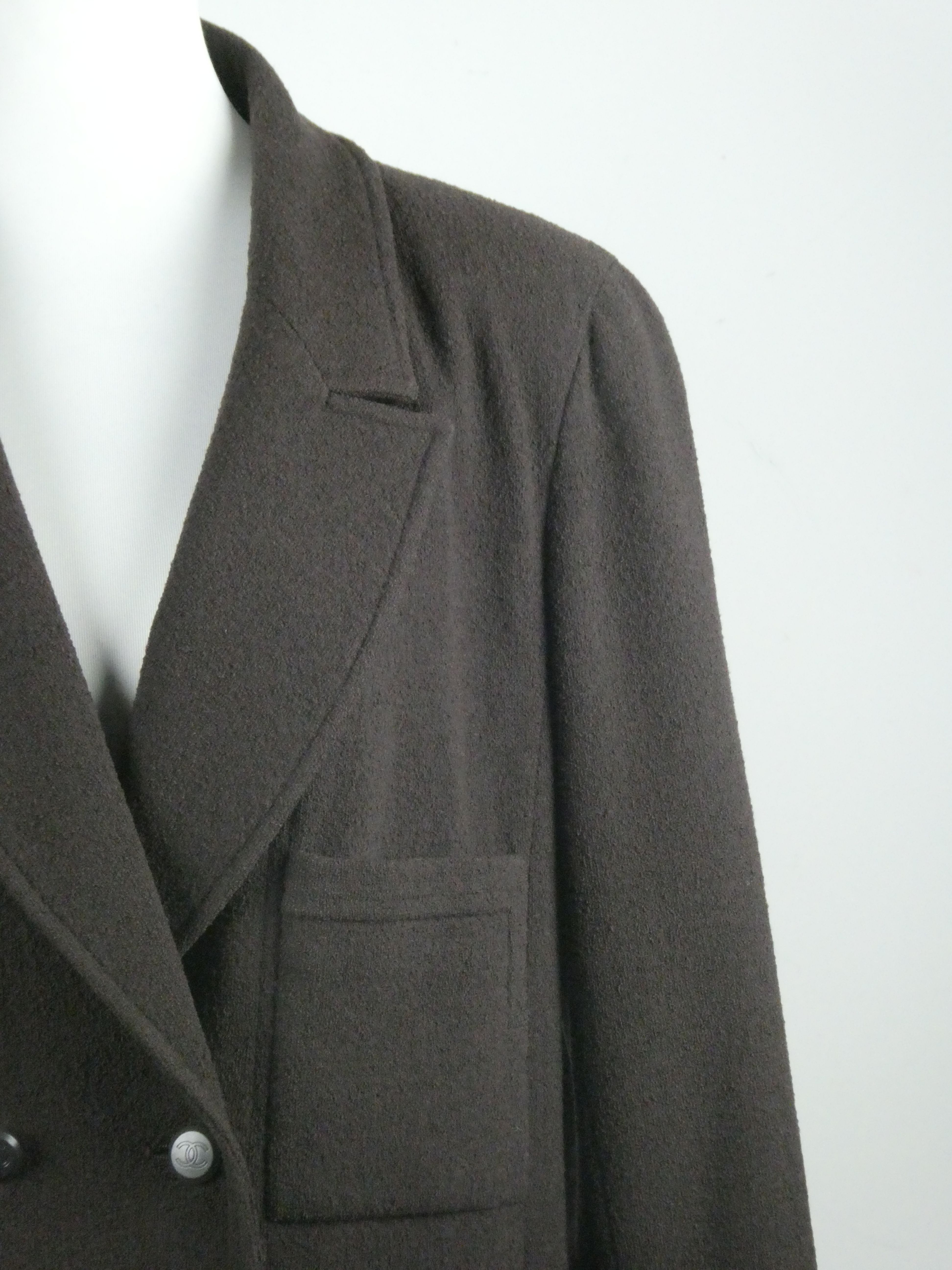 Chanel veste manches longues encolure tailleur - Taille L - Photo 4