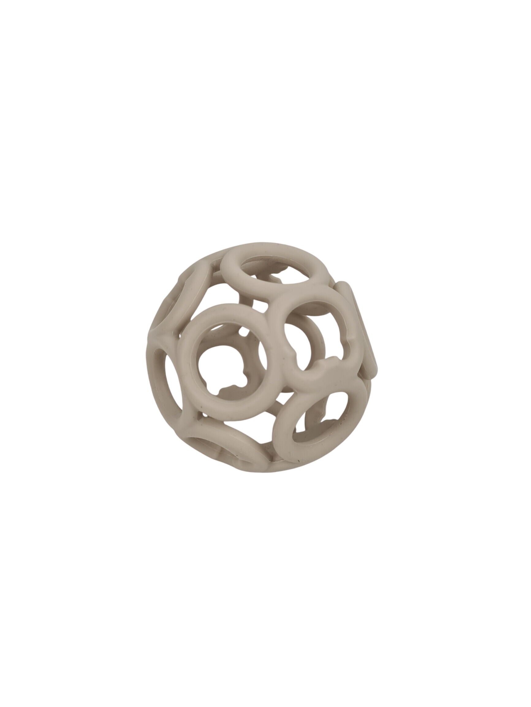 Jouet d'éveil - Balle sensorielle beige en silicone - Liewood - 6 mois + - Photo 0