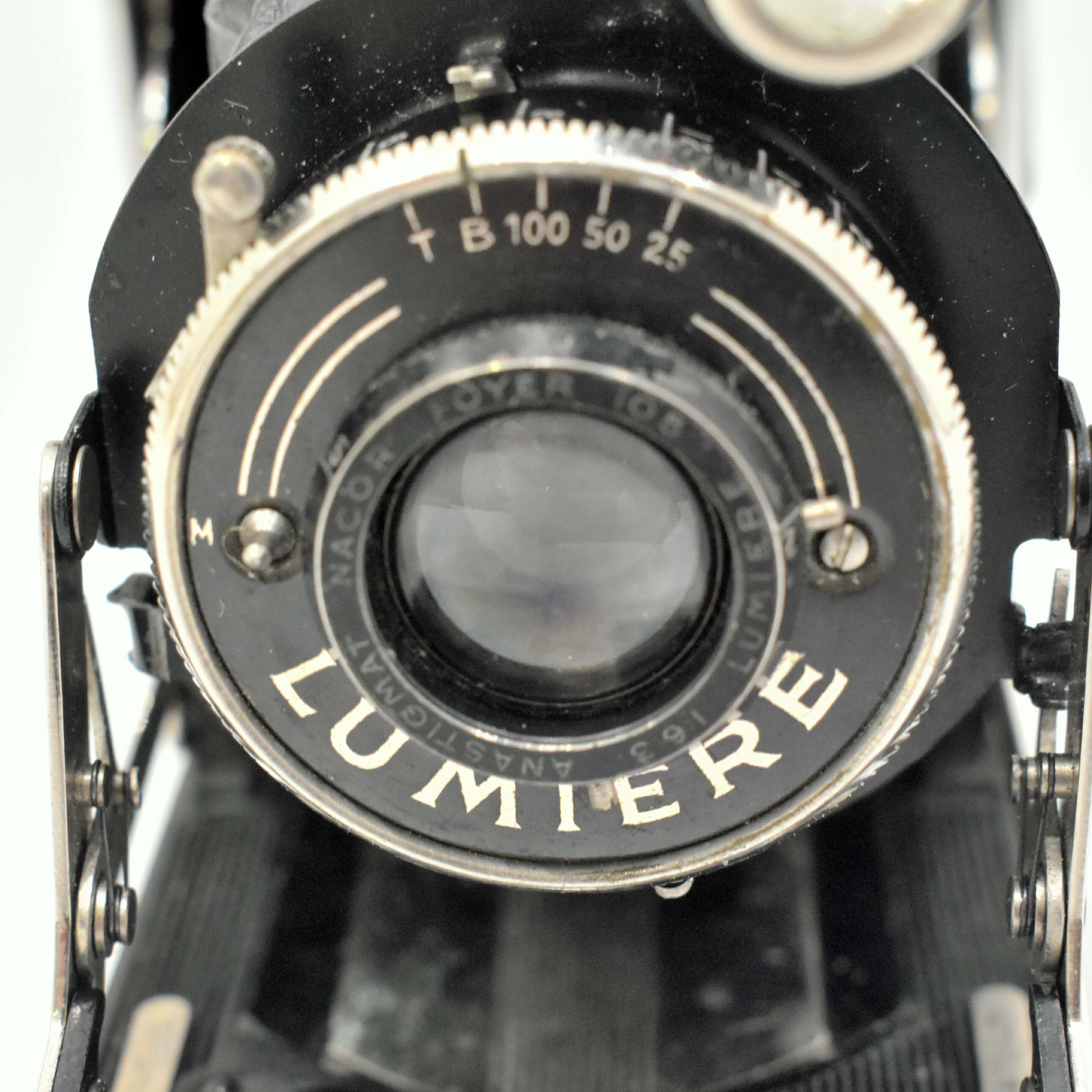 Appareil Photo Argentique à Soufflet - Lumière™ Anastigmat Nacor® - 105 mm / 1:6.3 - Photo 3