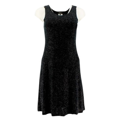 Robe noire avec paillettes - Femme - ETAM - Taille 38 - Photo 0