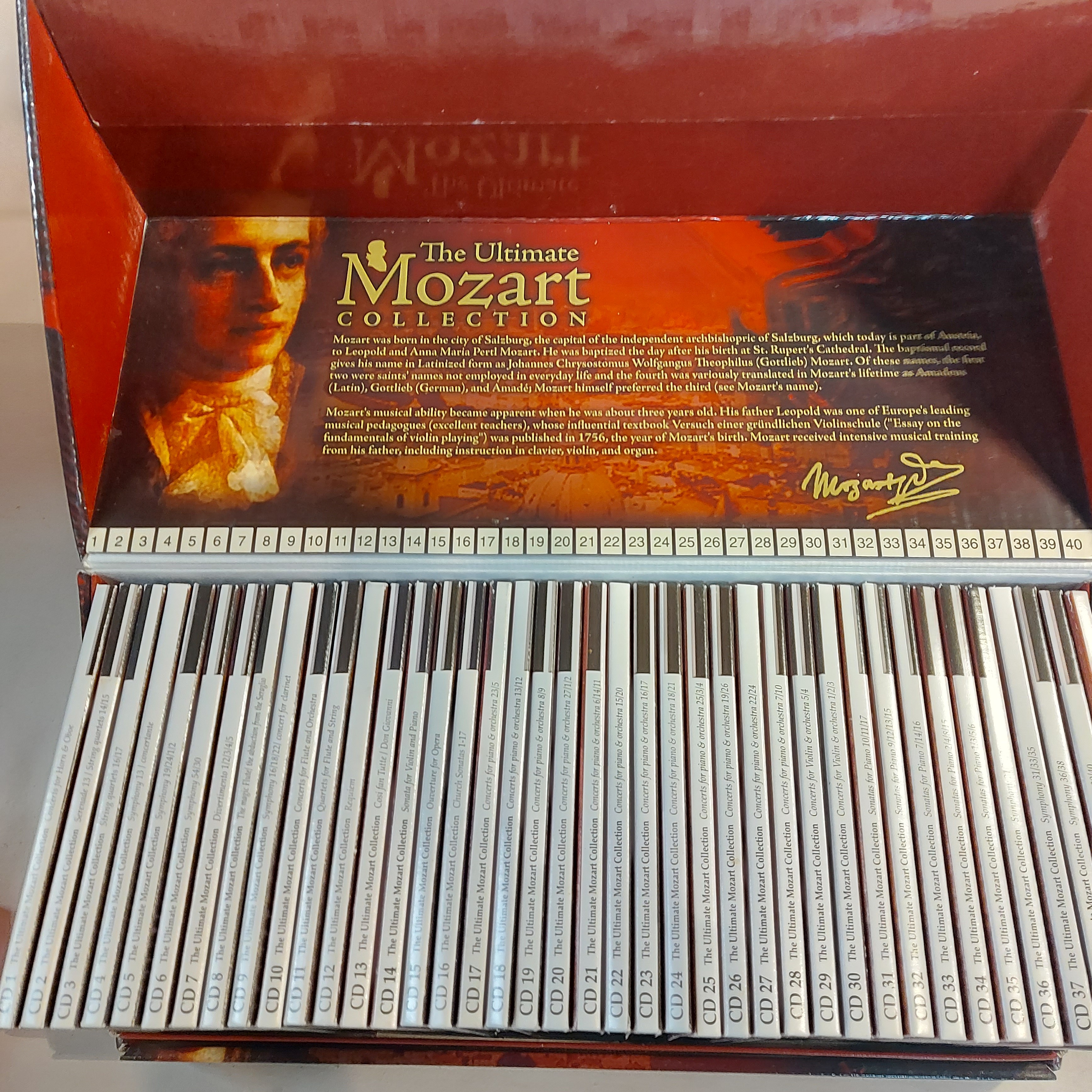 Coffret The Ultimate Mozart Collection, 40 CD's, KXBS 001, 2006
