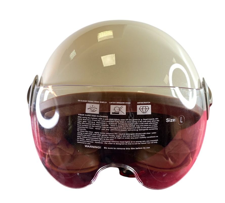 Casque semi ouvert Scooter /Vespa - Look Vintage - Neuf T.L Comme neuf -  reconditionné disponible sur Label Emmaüs