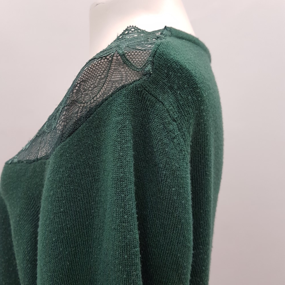 Pull fin vert sapin - GRAIN DE MALICE - Taille XL - Photo 6