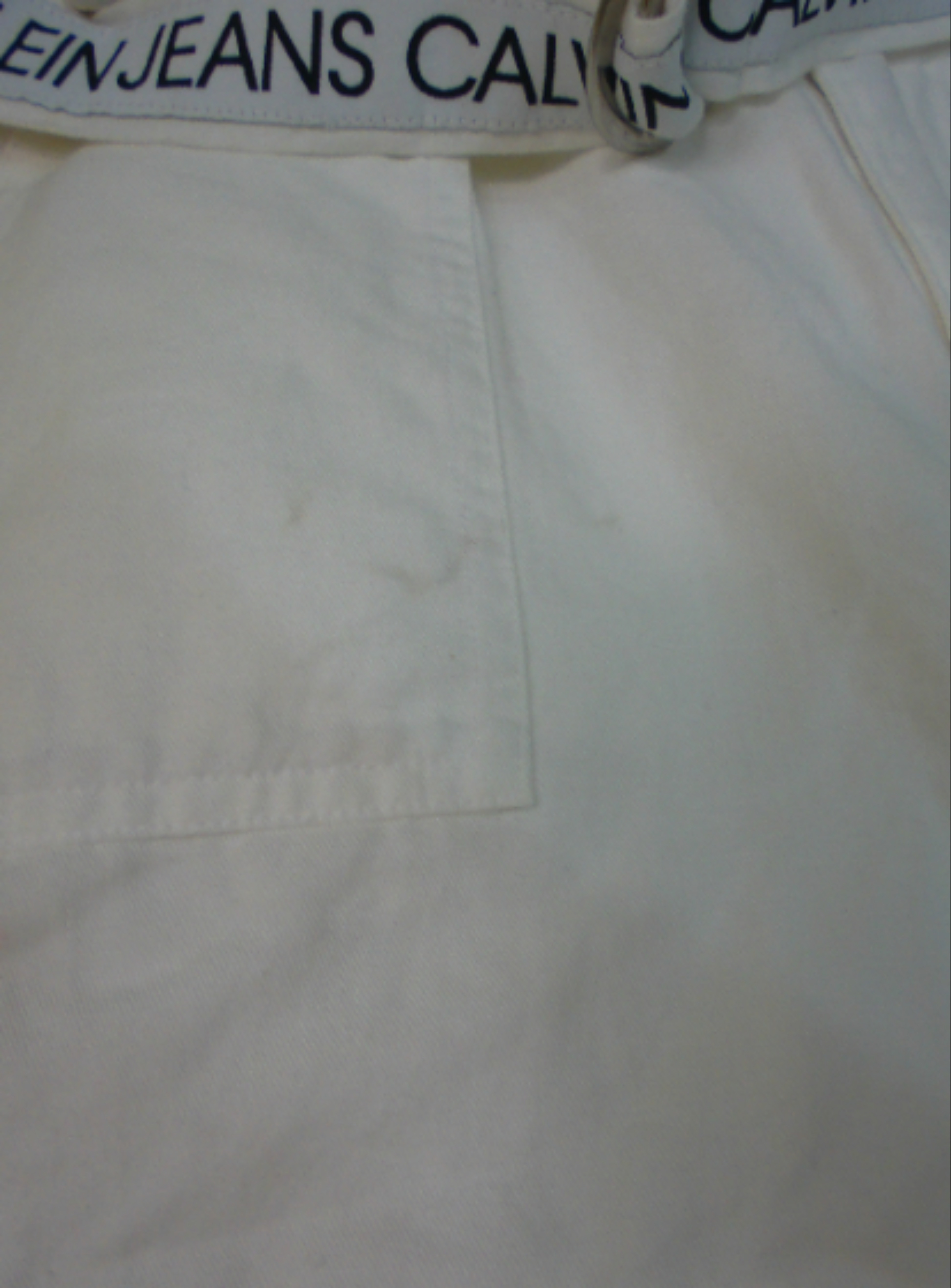 Short Calvin Klein Jeans, blanc, taille 10 - Photo 2