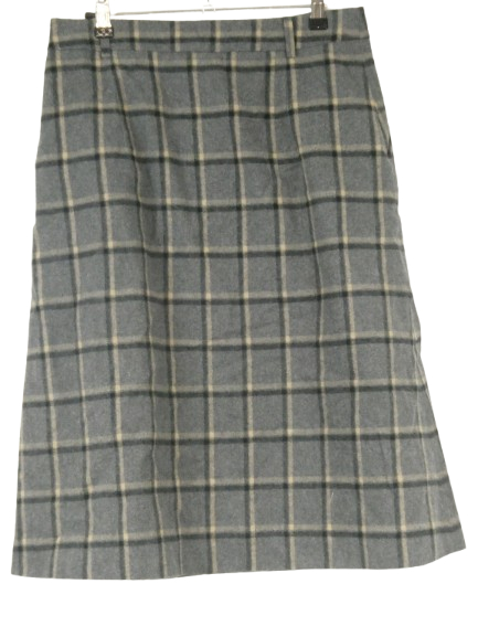 Chloé Stora jupe trapèze tartan à carreaux - Taille 38/M - Photo 3