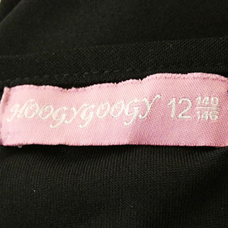 Robe noire à paillettes noires et rouges - Fille - Hoogy Googy - Taille 12 ans - Photo 3