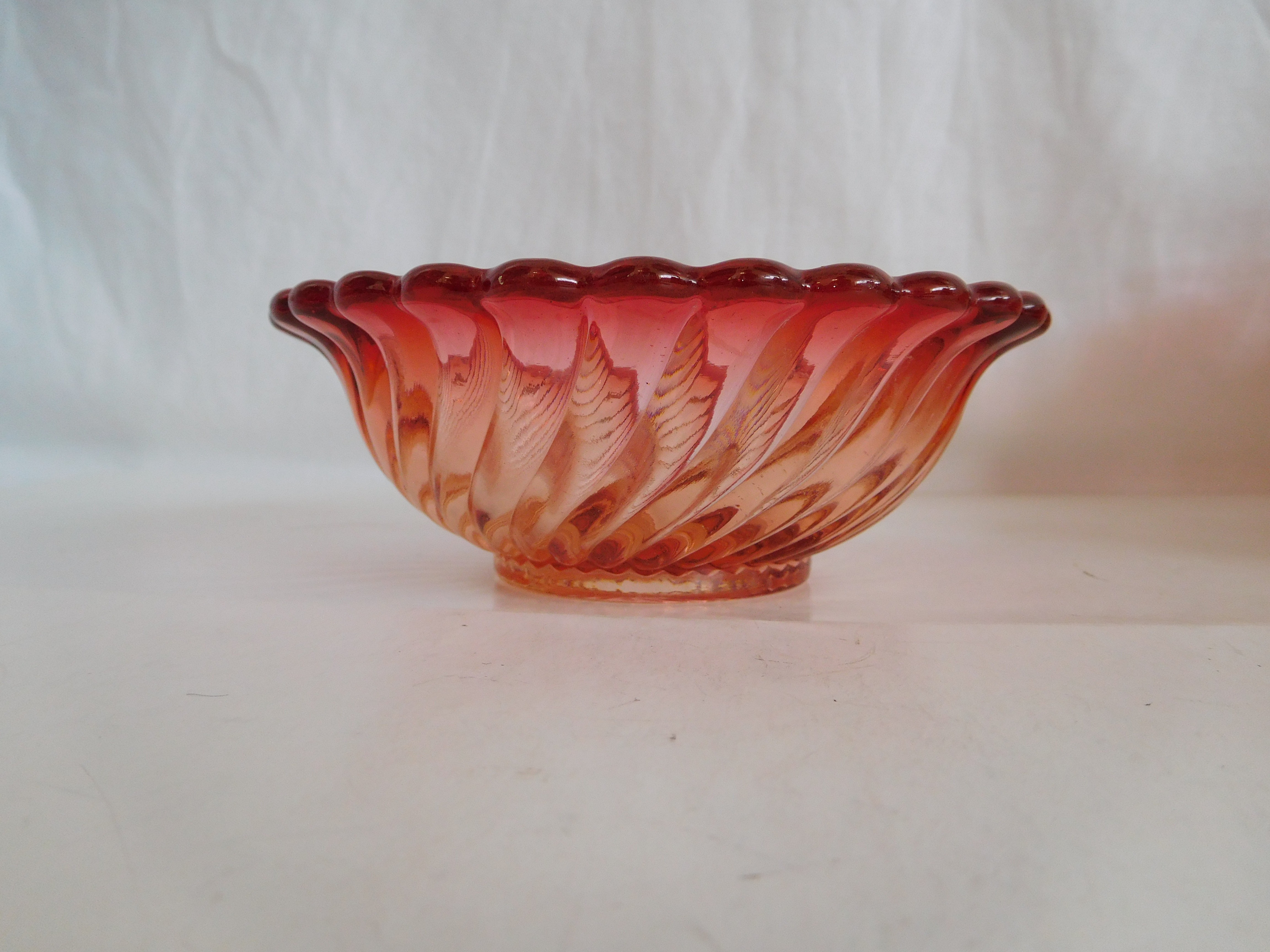 Garniture De Toilette BACCARAT Cristal Rose Ambré - 8 Pièces Rares°° - Photo 12