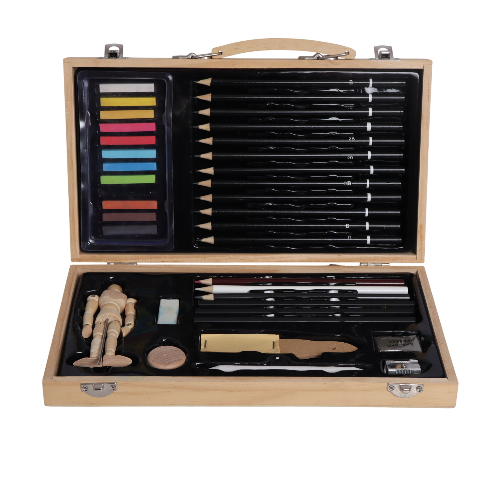 Kit de dessin avec sa malette en bois Bon état -  reconditionné disponible sur Label Emmaüs