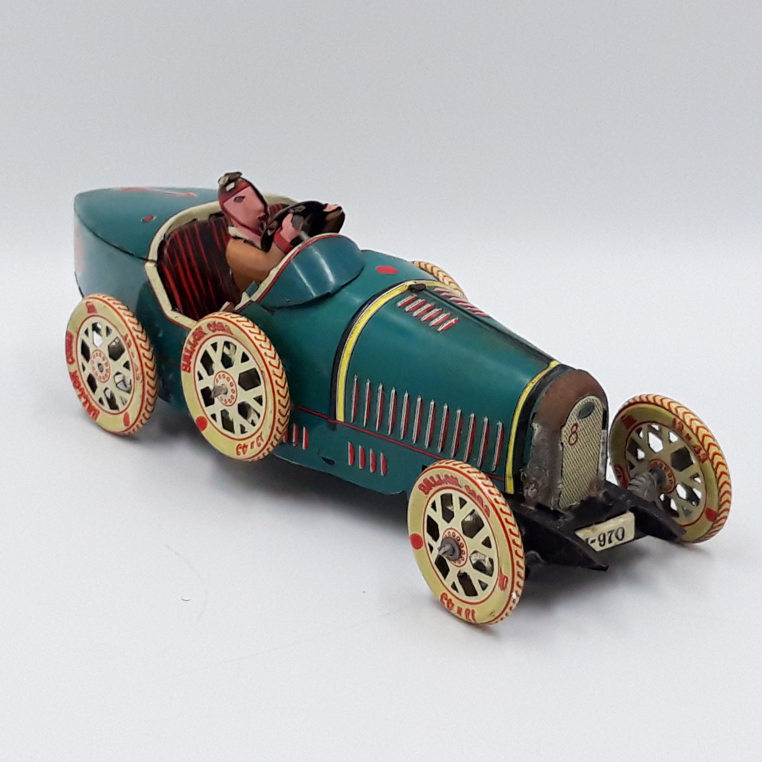 Vintage jouet ancien enfant adulte/voiture en tôle/mécanique
