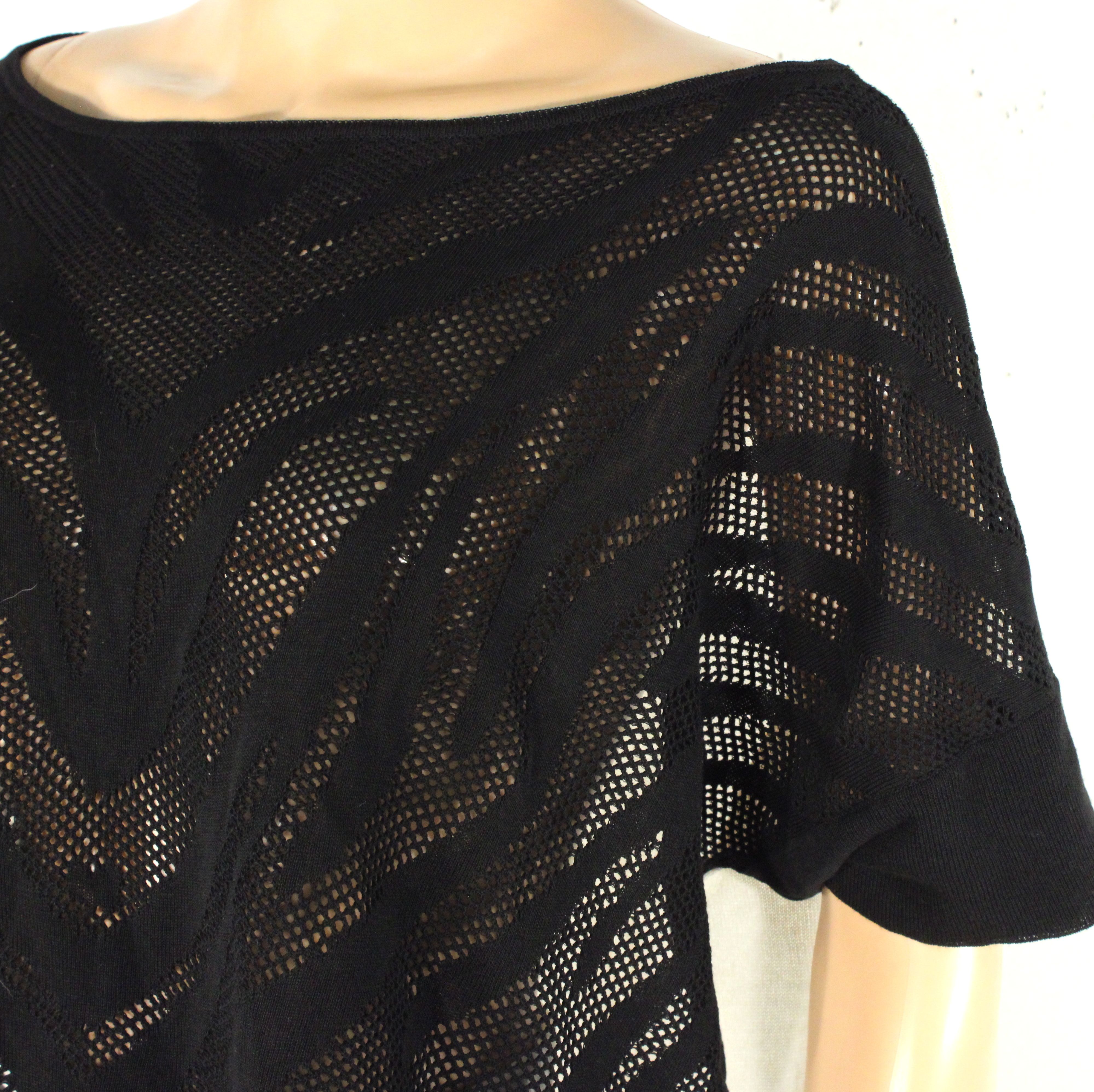 Pull Noir & Beige LAUREN VIDAL Taille S - Photo 3
