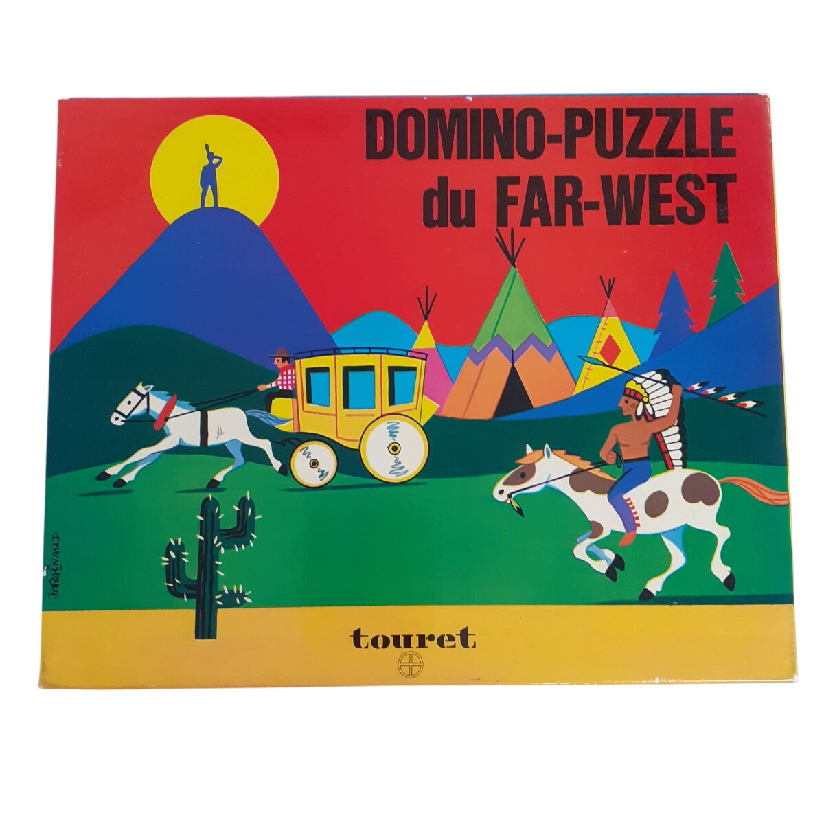 Acheter Jeux - Domino Puzzle du Far-west - Vintage Bon état - 10,00 € Jeux - Domino Puzzle du Far-west - Vintage Bon état - reconditionné disponible sur Label Emmaüs