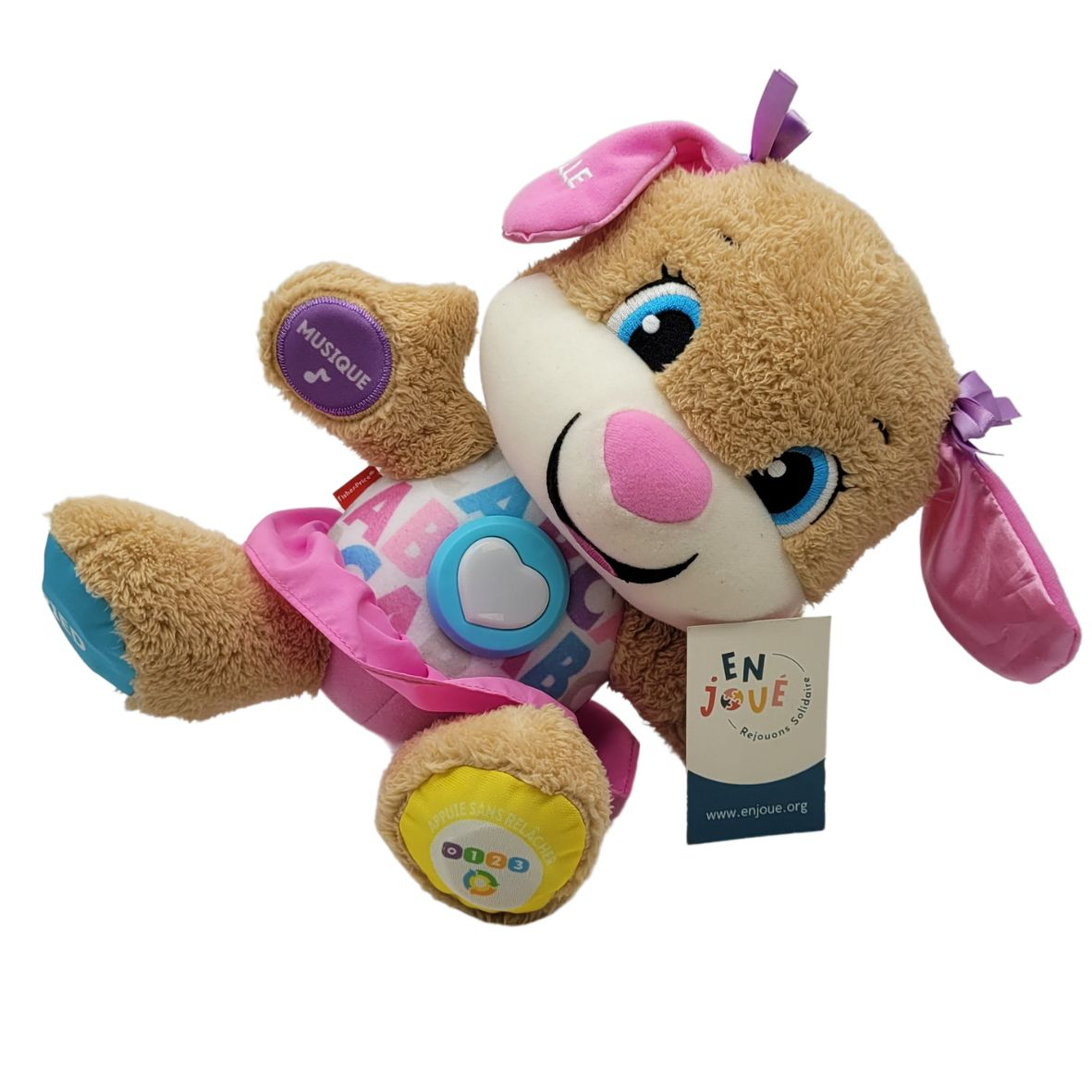 Voir photo 3 de Peluche interactif - Ficher Price - A partir de 6 mois Peluche interactif - Ficher Price - A partir de 6 mois Bon état - Vue 3 -