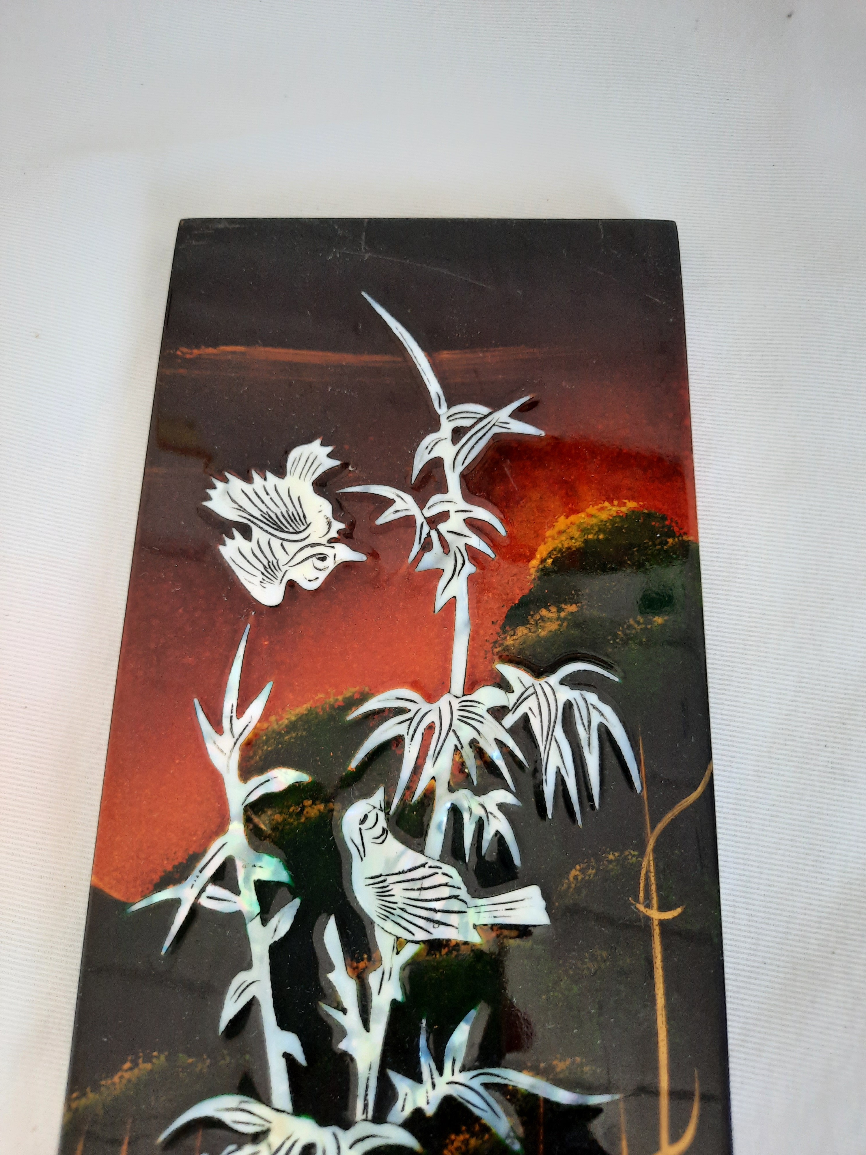 Voir photo 3 de Joli tableau asiatique Joli tableau asiatique État correct - Vue 3 -