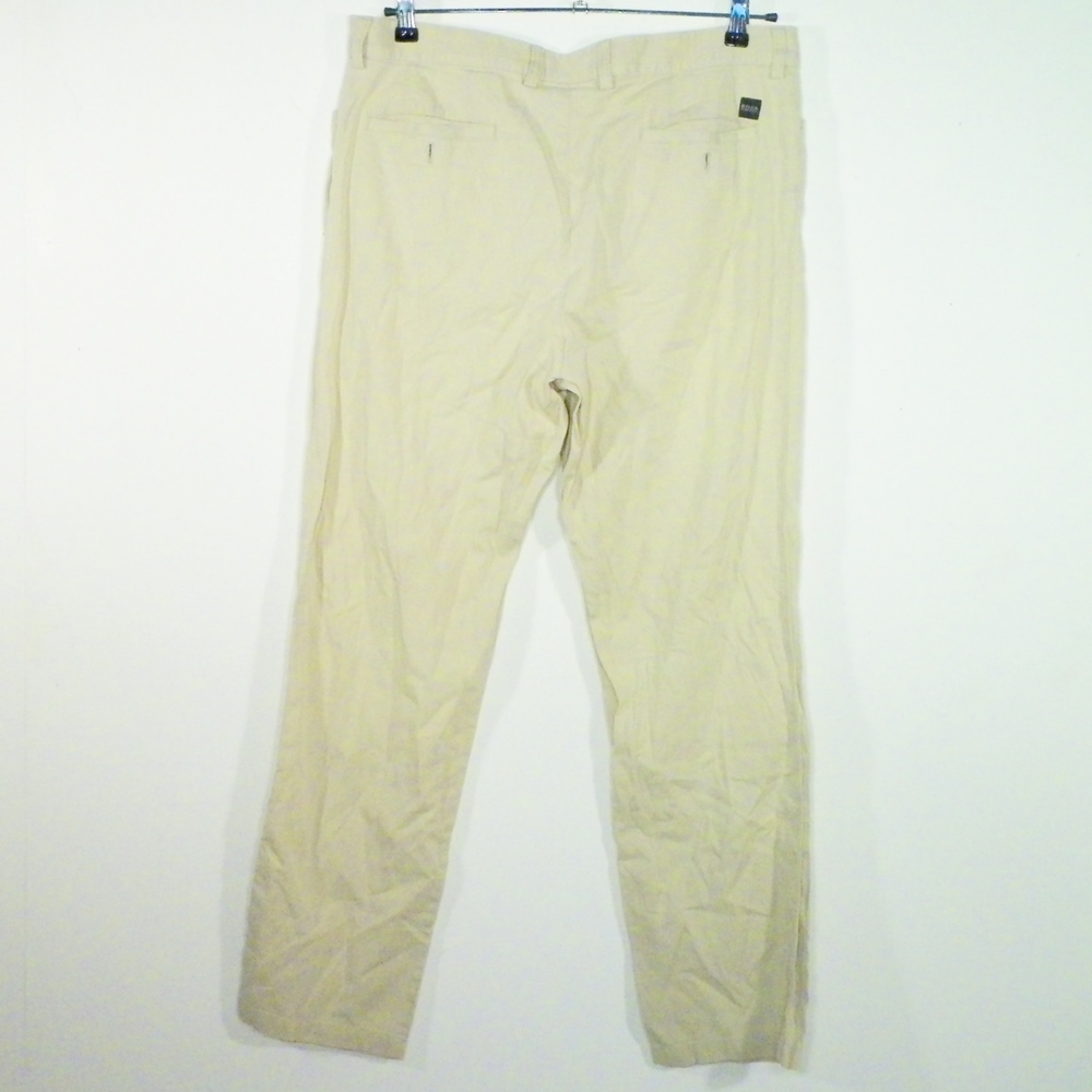 Pantalon Homme Ecru HUGO BOSS Taille Estimée 46. Bon état - Vue 2 - 