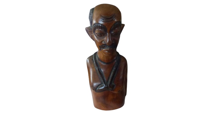 Statue en bois africaine 36 cm - Photo 0