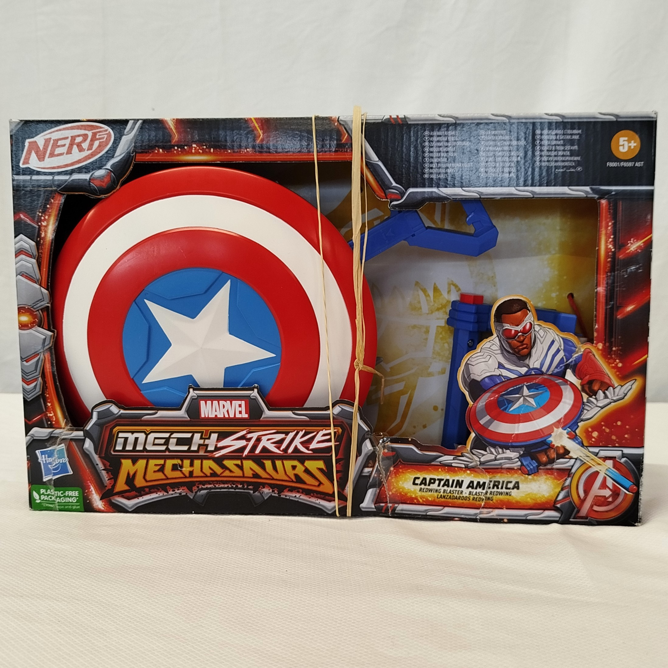 NERF - Captain America Mech Strike Mechasaurs - Marvel Comme neuf -  reconditionné disponible sur Label Emmaüs