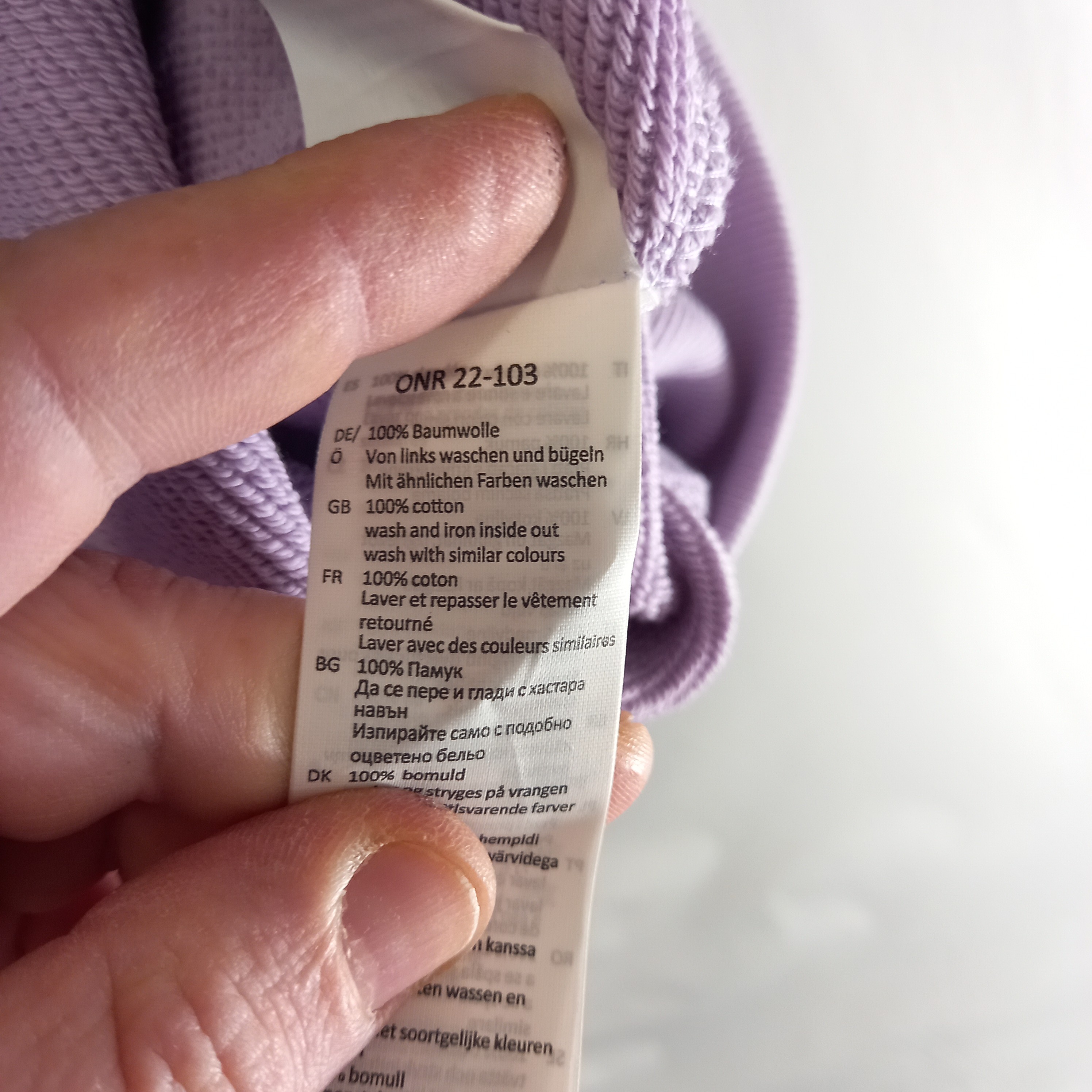 Sweat à capuche couleur parme, de taille S, de marque Arnacoeur Très bon état - Vue 12 - 