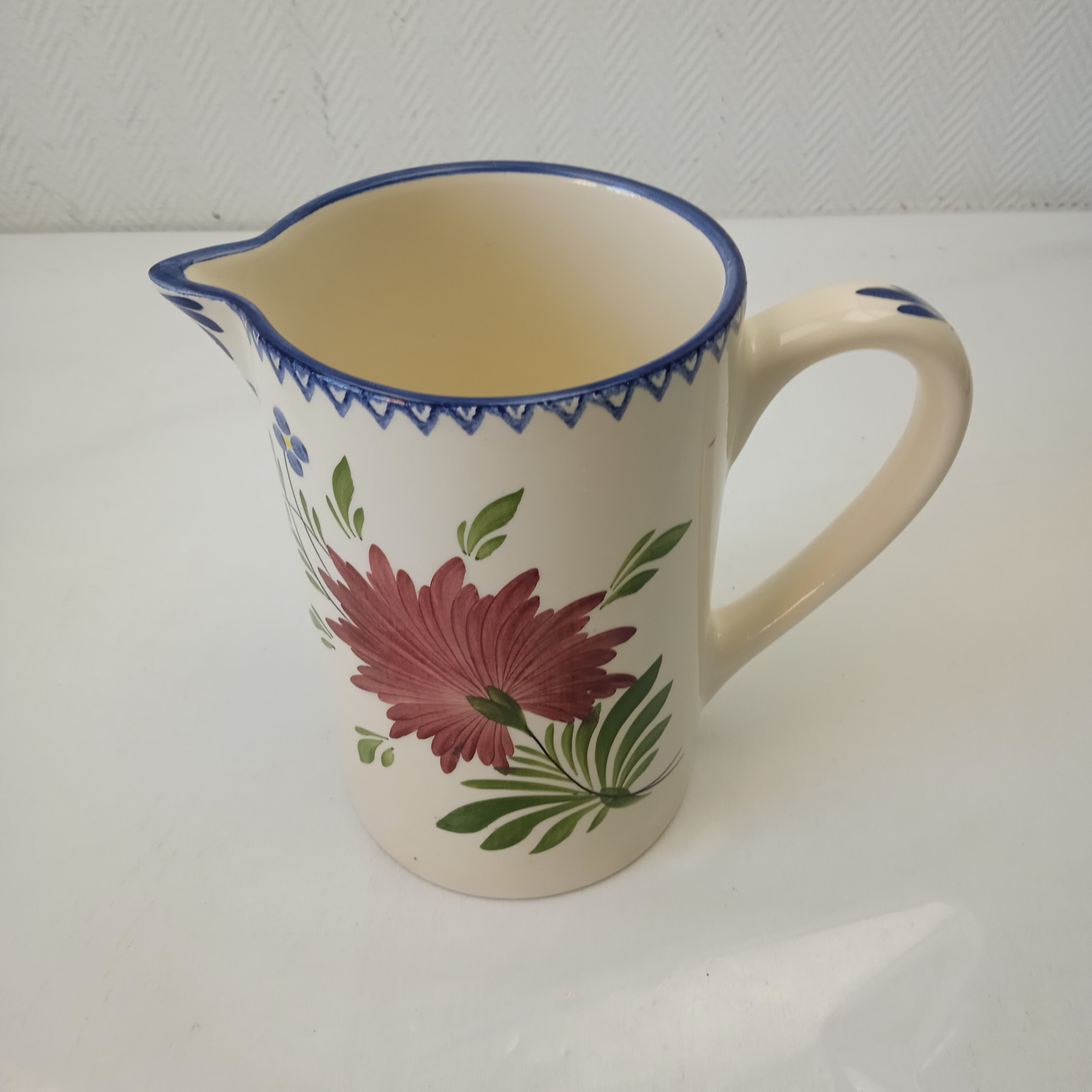 Ensemble 3 Pieces Pichet Tasse Assiette Faïencerie de Charolles