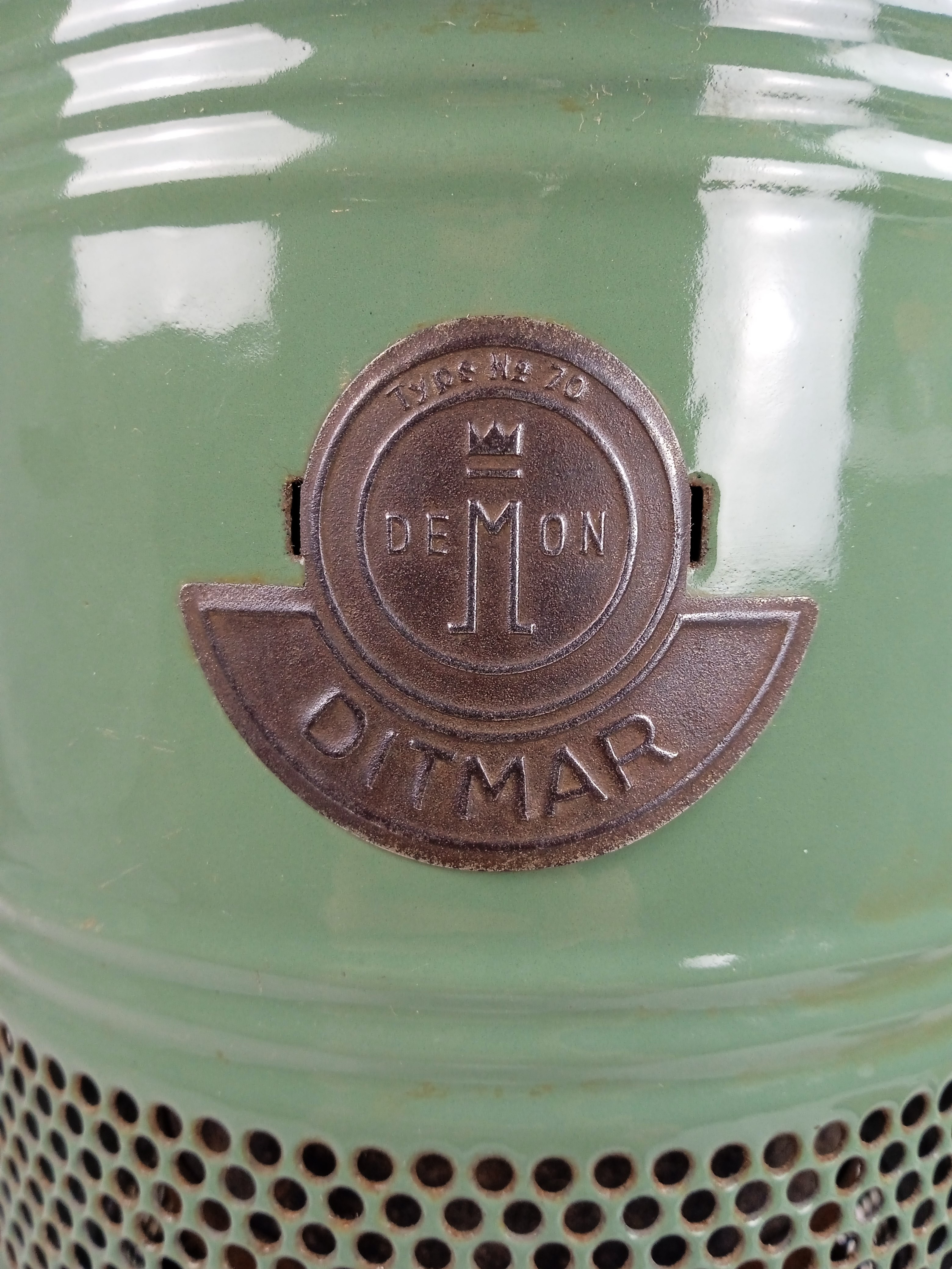 Vintage. Ditmar Démon no. 70 kérosène chauffage Portable