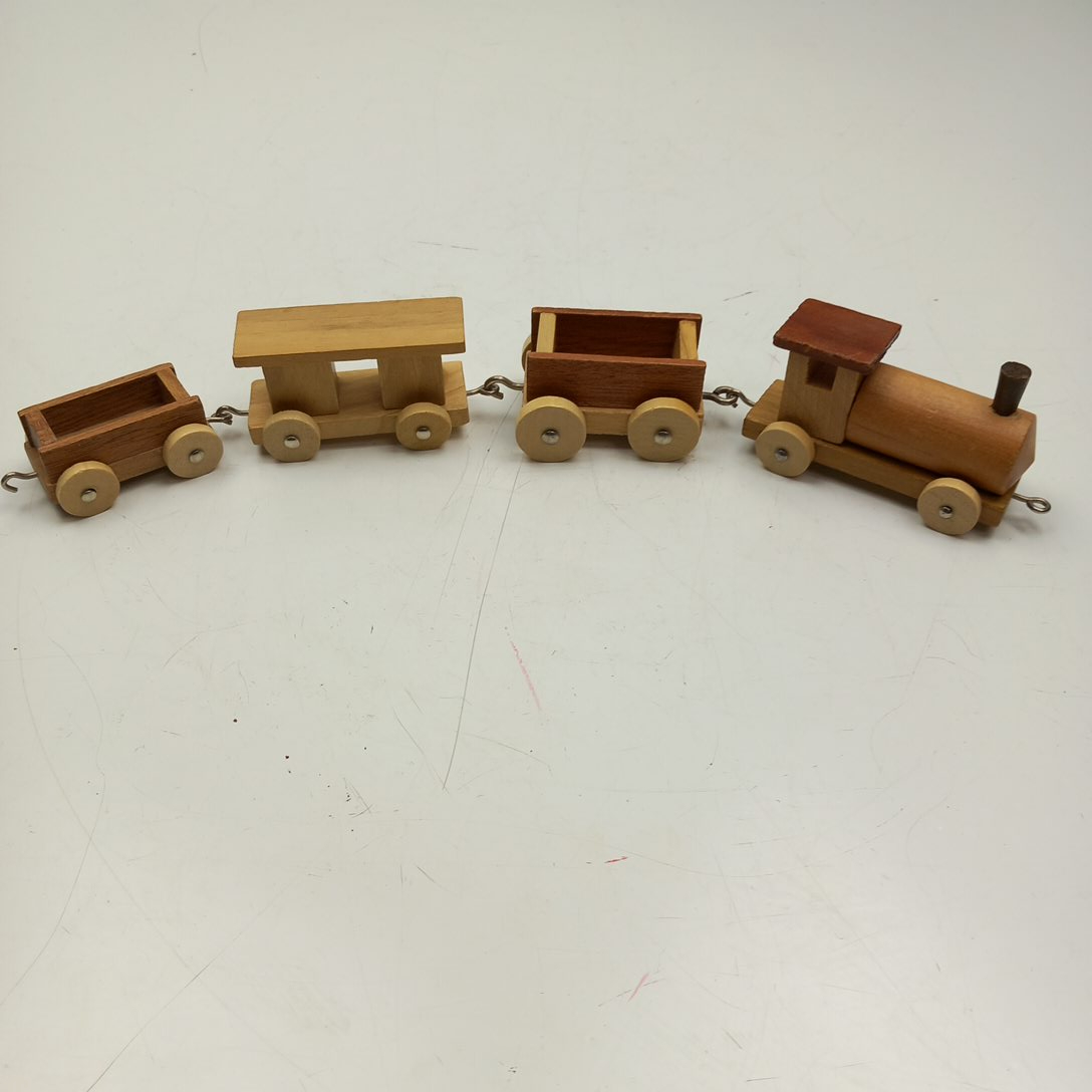 Train Vintage en Bois loquai Holzkunst Bon état - Vue 10 - 