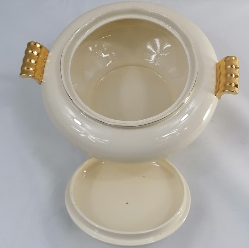 Voir photo 3 de Soupière en faïence Villeroy et Boch déco Soupière en faïence Villeroy et Boch déco État correct - Vue 3 -