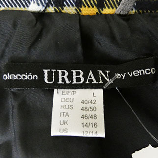 Blazer bleu à carreaux - Femme - Urban by venco - Taille L Très bon état - Vue 4 - 