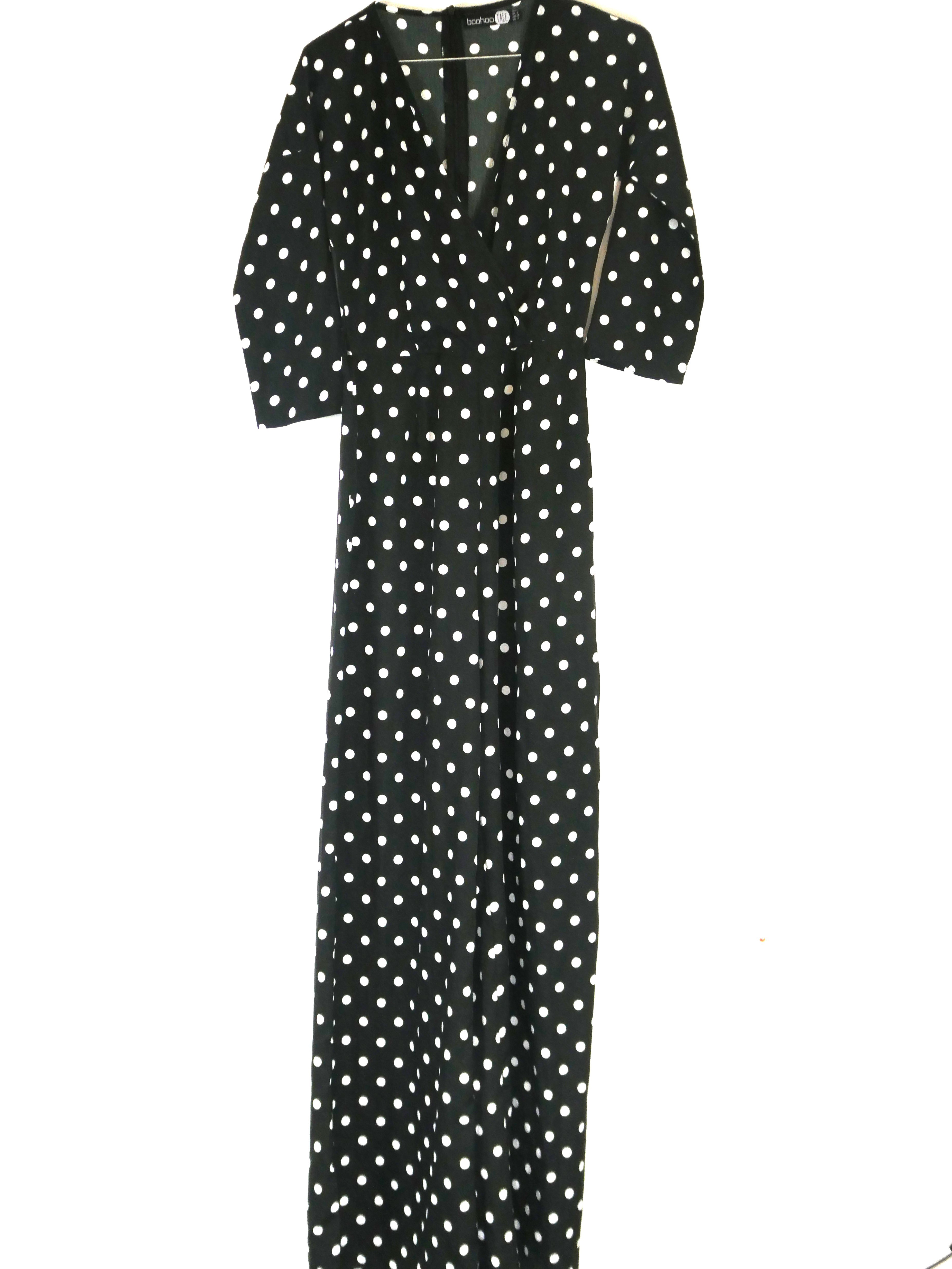 Boohoo Tall combinaison manches semi longues à col cache-cœur - Taille S/36 - Photo 3