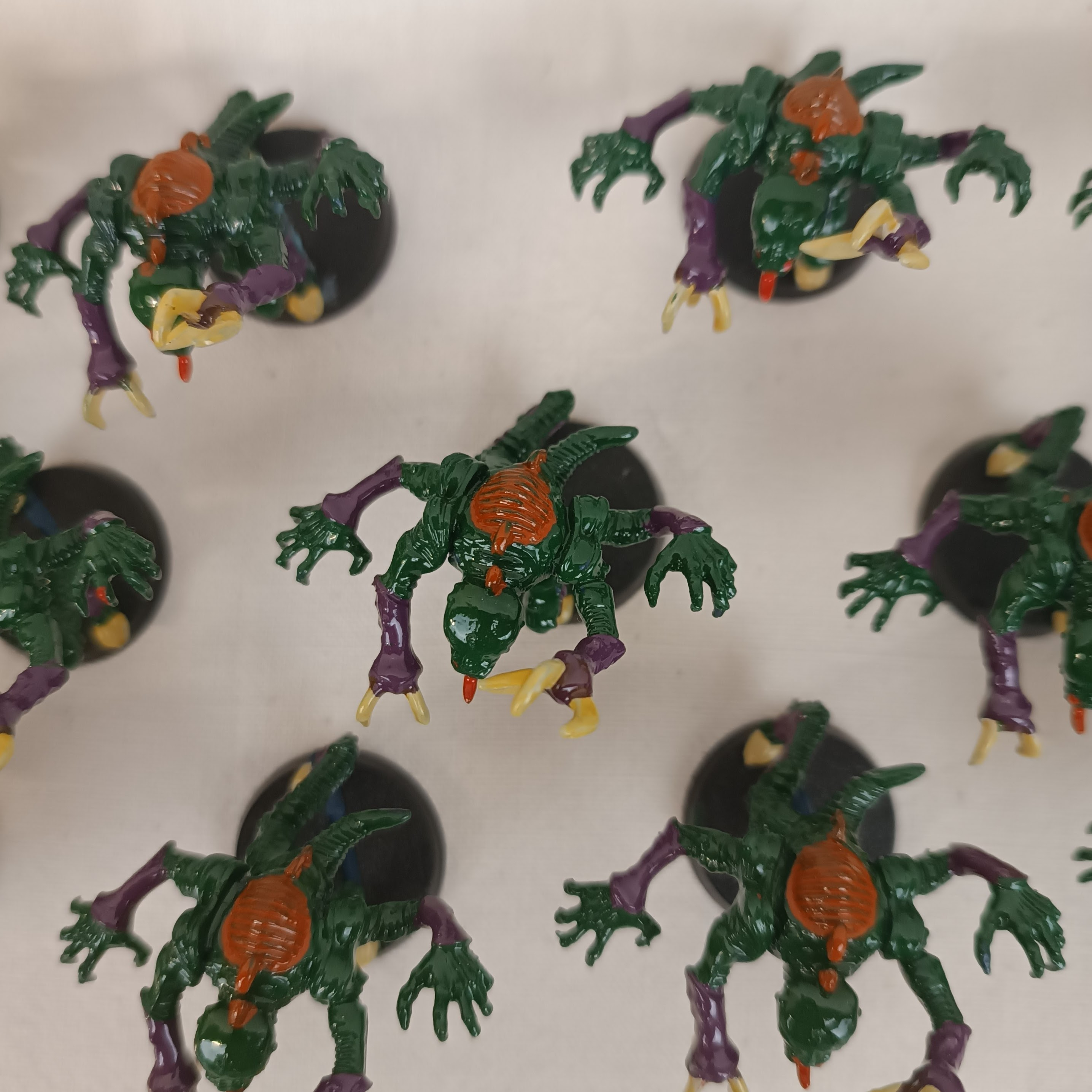 Voir photo 9 de Jeu de société "Space Hulk" - Warhammer 40K, première édition de 1989, par Games Workshop, figurines peintes Jeu de société "Space Hulk" - Warhammer 40K, première édition de 1989, par Games Workshop, figurines peintes État correct - Vue 9 -