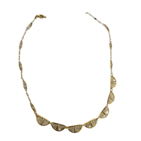 Collier en plaqu or de belle qualit ORIA - Label Emmaus - Modalova