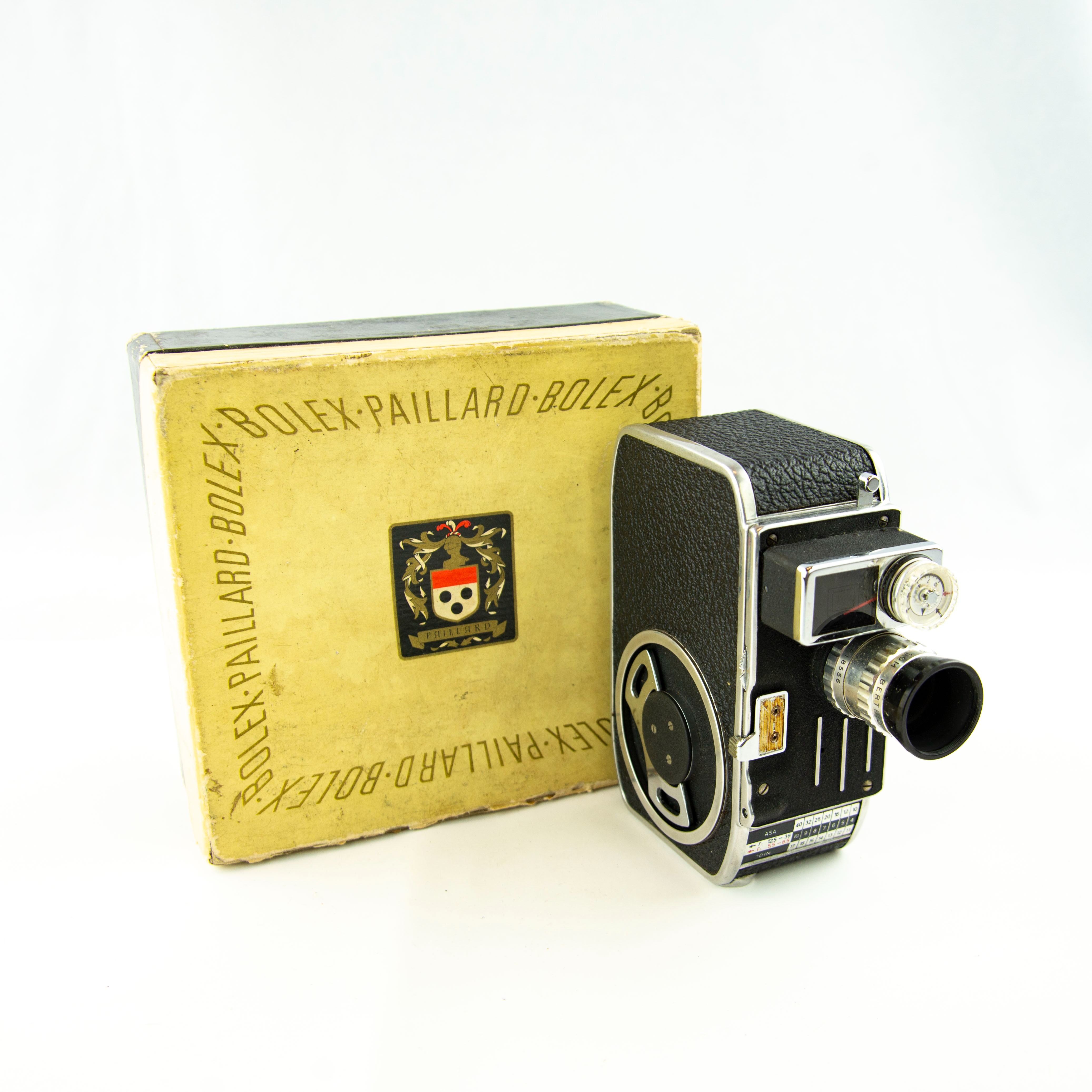 Caméra Bolex Paillard - 8mm C8SL avec boîte d'origine, flash et film - Photo 3