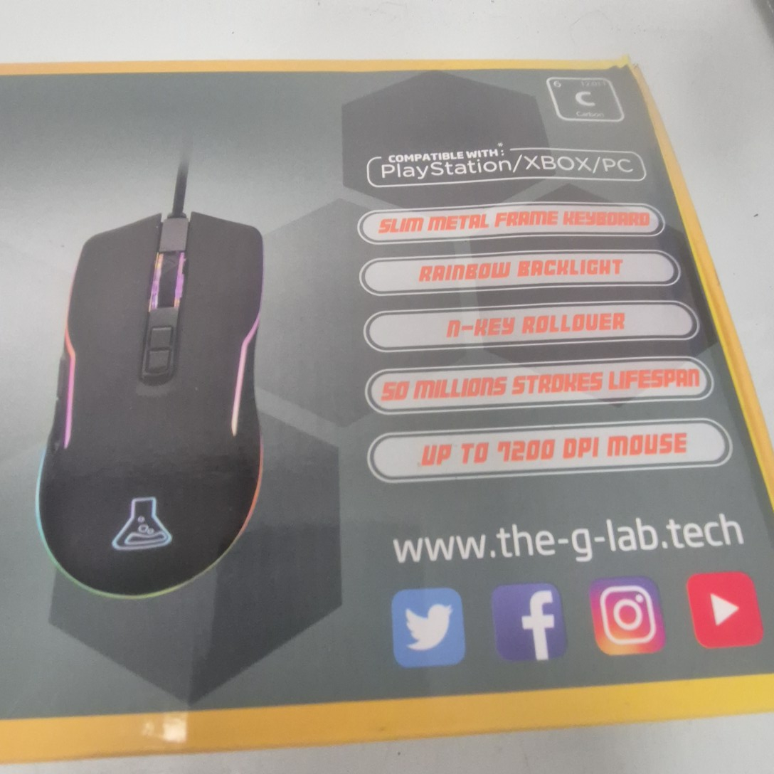 Clavier gaming RGB Carbon - Photo 1