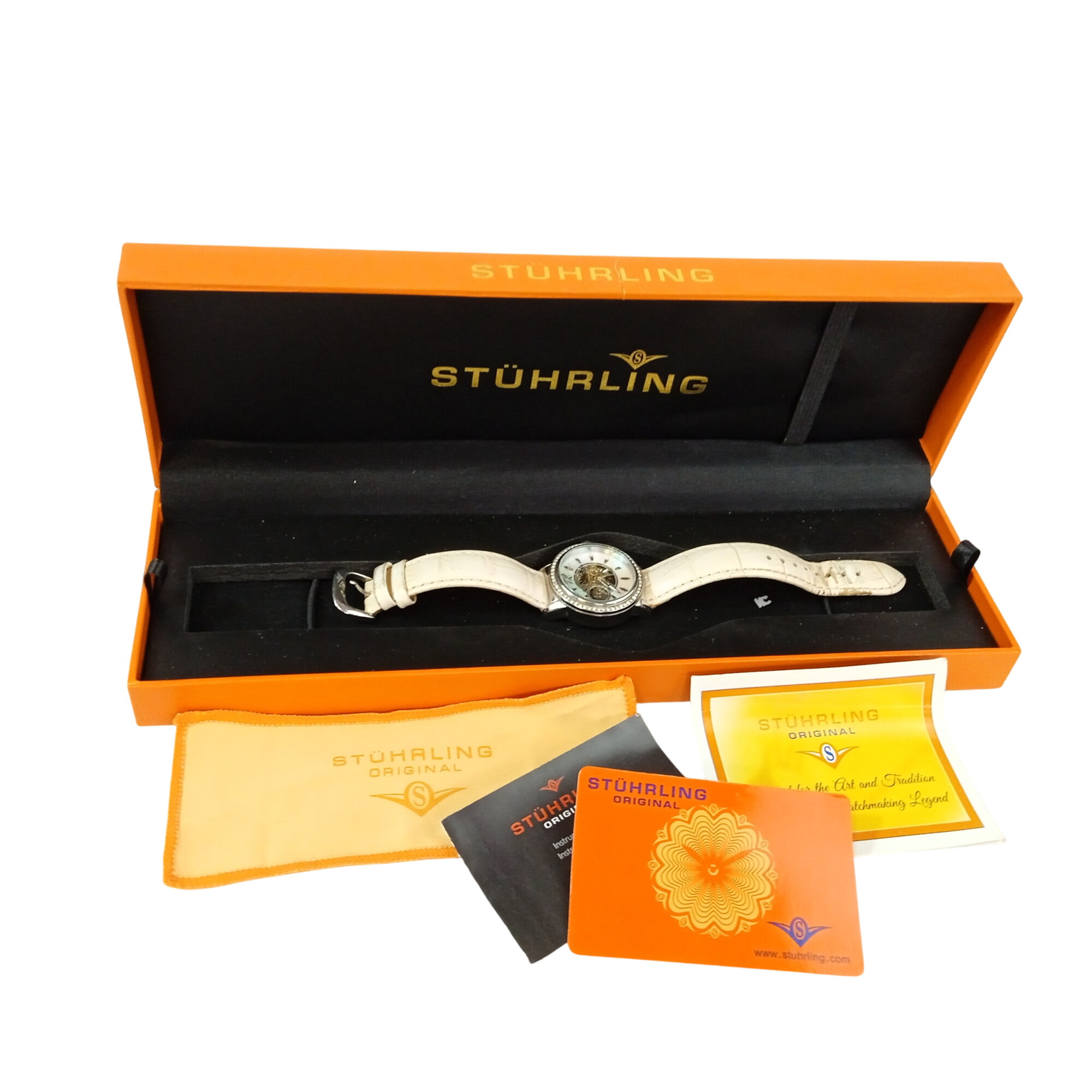 Montre originale pour femme STUHRILNG cadran encastré cristal - Photo 0