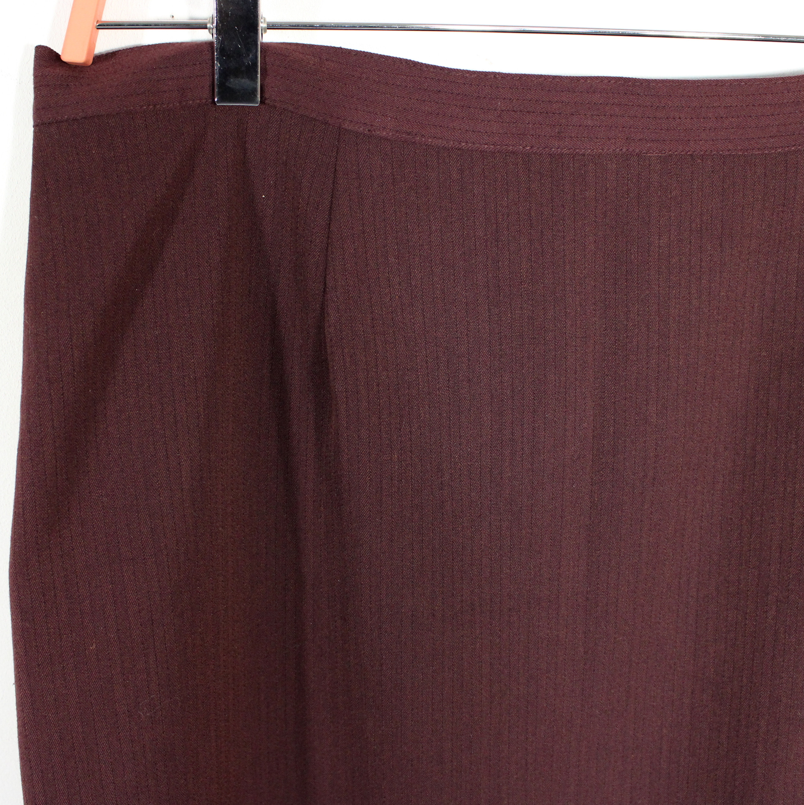Voir photo 4 de Jupe Vintage Aubergine CATY JANE Taille 46 Jupe Vintage Aubergine CATY JANE Taille 46 Bon état - Vue 4 -