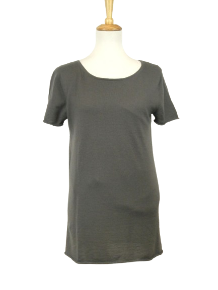 Pull fin en cachemire manches courtes encolure bateau - Taille L - donna karan dkny - Modalova