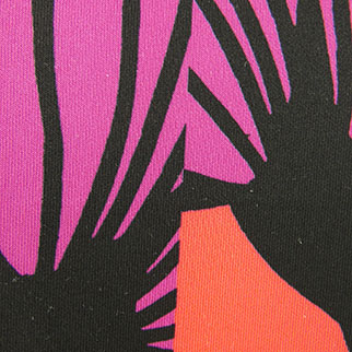 T-shirt noir imprimé - manches courtes - Jacqueline Riu - T.3 - Photo 2