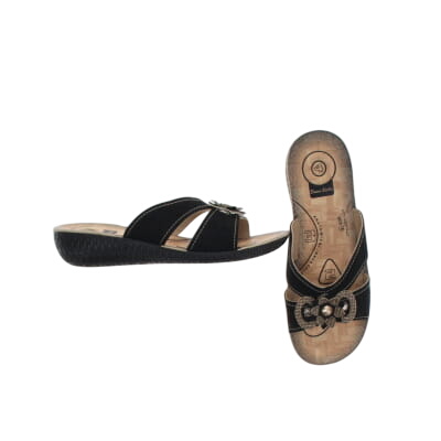 Sandales noires à talons 4 cm - Femme - Donna Stella - Taille 40 - Photo 0