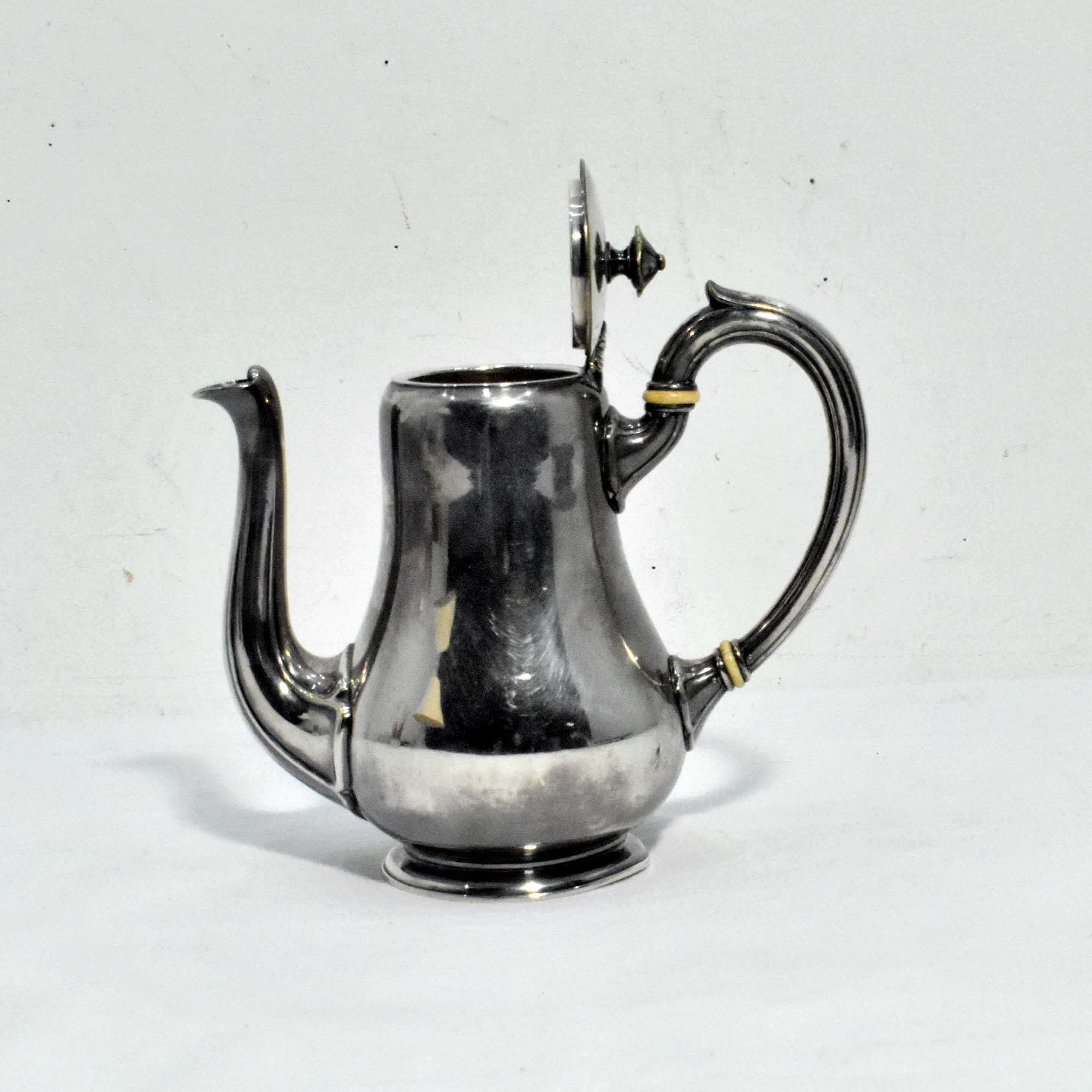 Petite Théière Ancienne - Christofle® - Métal Argenté - Bon état - Photo 6