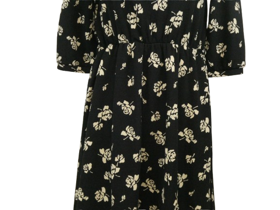Pattern robe blouson coupe A-line à motif fleuri - Taille S - Photo 3