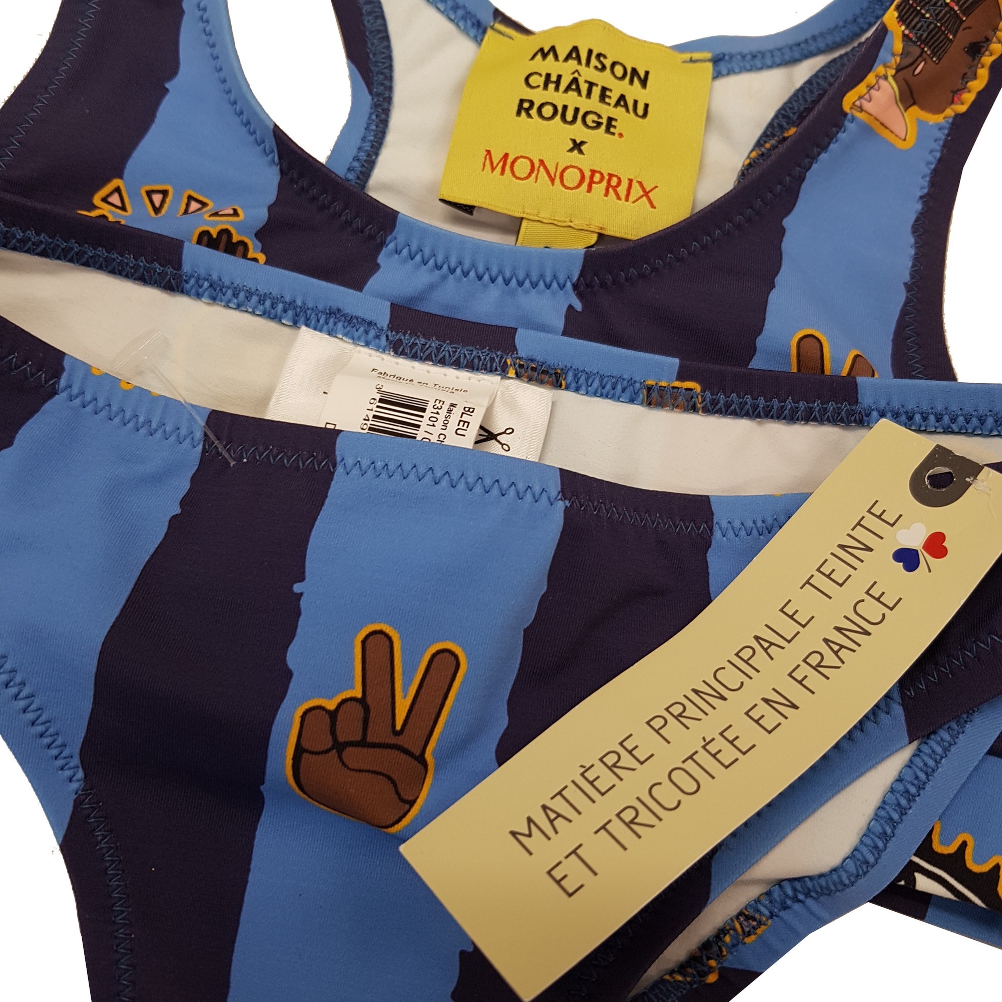 Maillots vélo route Maillot vélo manches courtes Santini Le Maillot Jaune Mont Ventoux Print blanc XXL - Santini