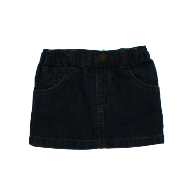 Jupe jeans fille bleu -Kitchoun -3 mois  - Photo 0
