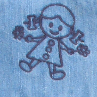 Robe bleue à bretelles - Fille - DP AM - Taille 12 Mois - Photo 3