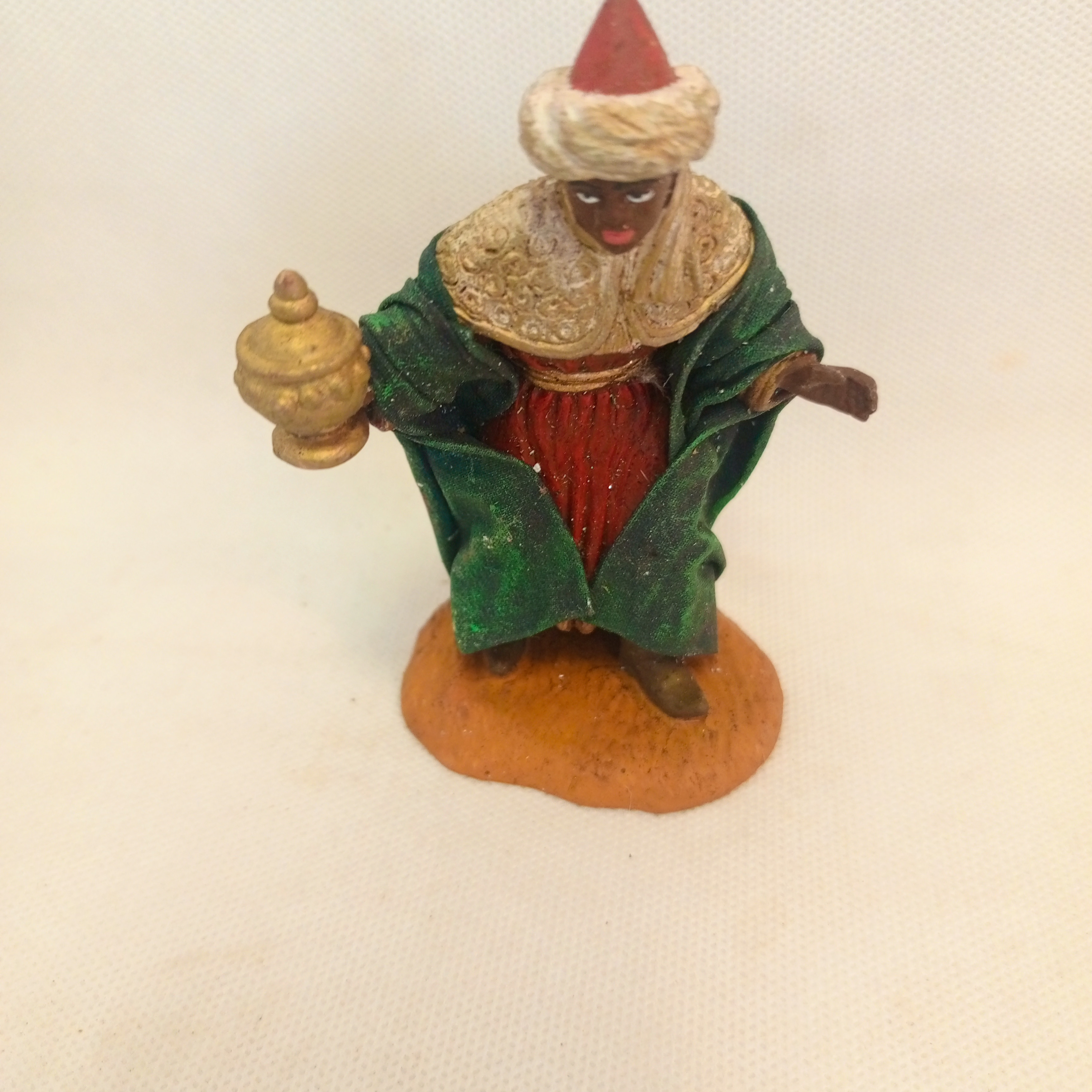 Holyart Santon Roi Mage Balthazar 10 cm pour crèche