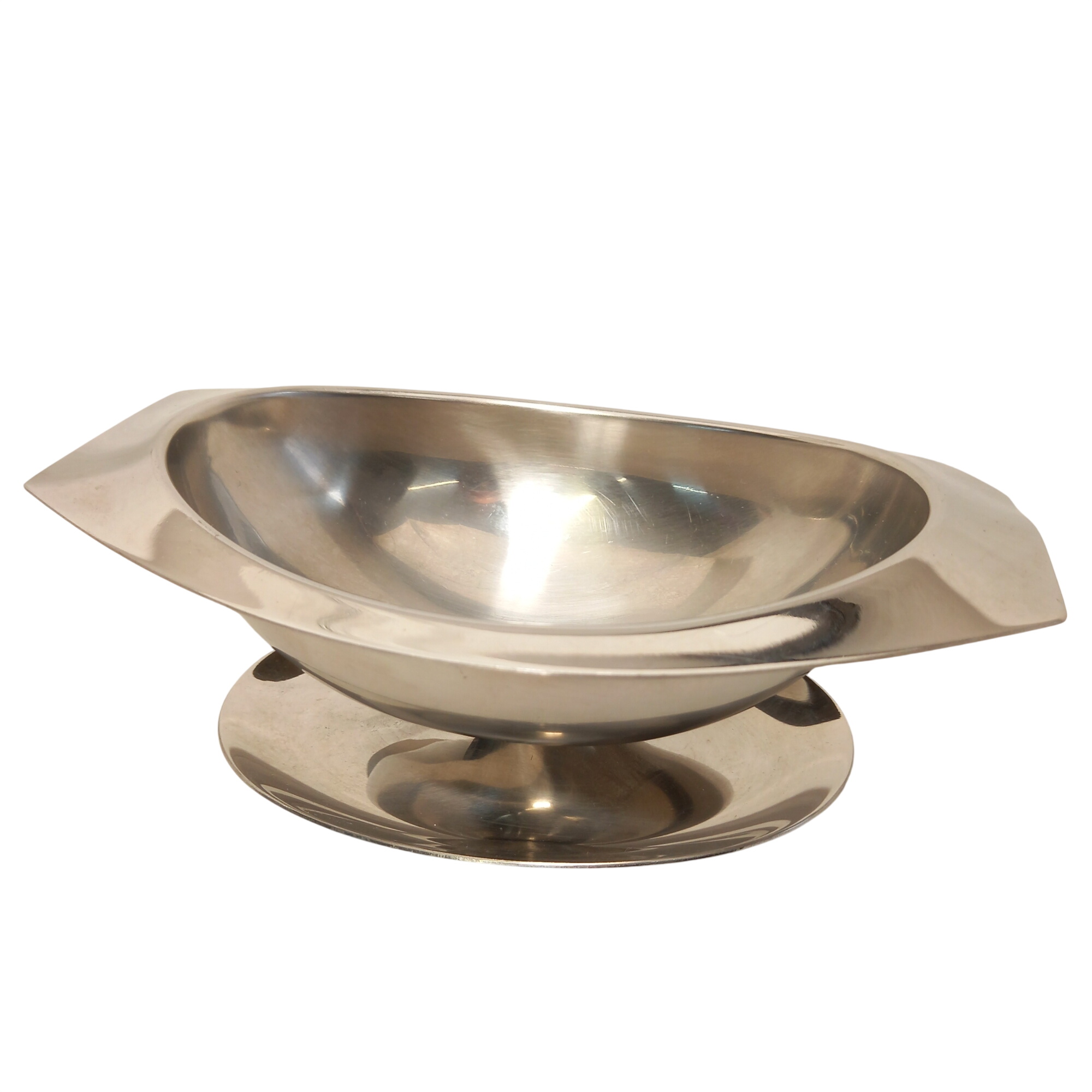 Saucière VINTAGE en inox Très bon état -  reconditionné disponible sur Label Emmaüs