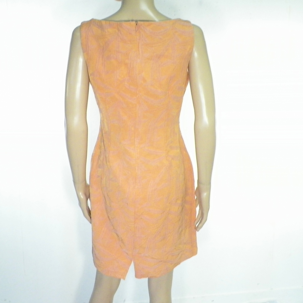 Robe Orange Sans Manches GEORGES FRANCK Taille Estimé L Bon état - Vue 3 - 