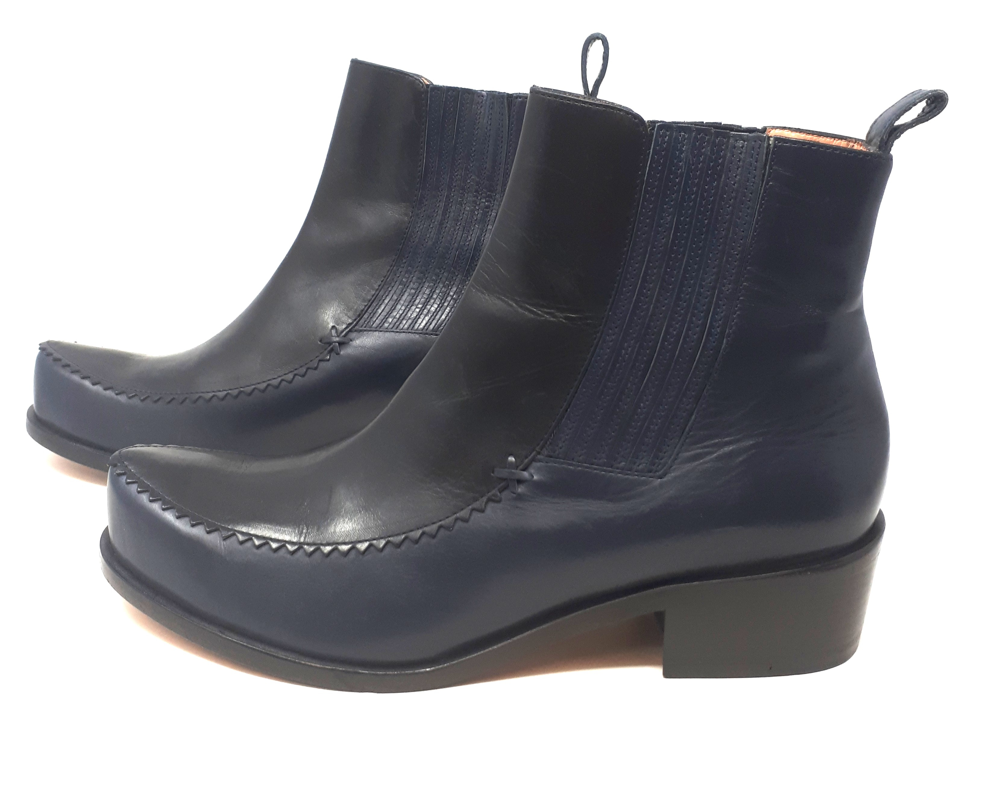 Bottines en cuir Robert Clegerie Paris - Photo 4