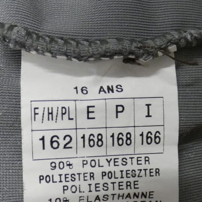Robe grise en velours ras - femme - In Extenso - taille 16 ans - Photo 4
