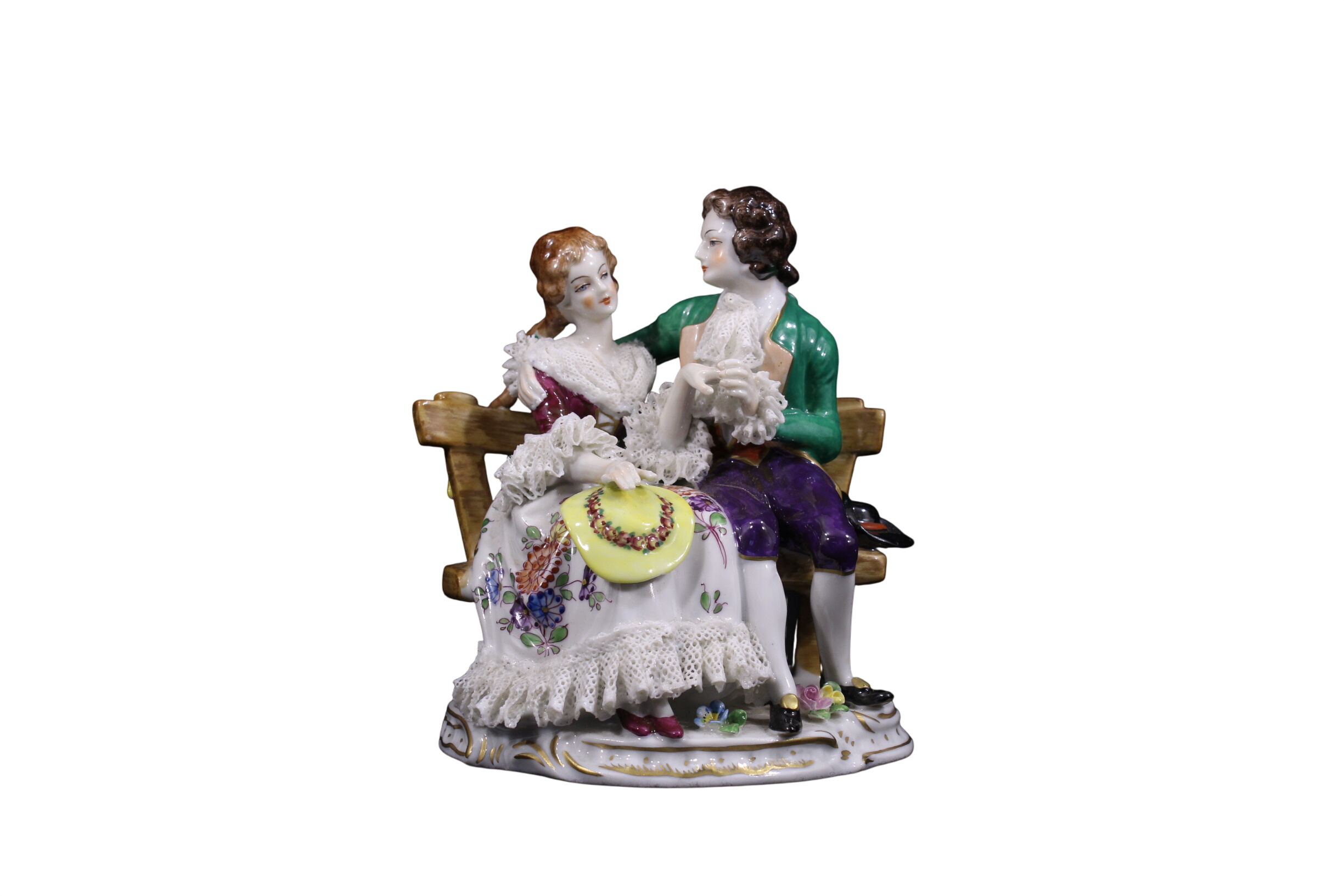Acheter Figurine en porcelaine saxo / Coupe - Signée Rudolstadt-Volkstedt XXᵉ Bon état - 120,00 € Figurine en porcelaine saxo / Coupe - Signée Rudolstadt-Volkstedt XXᵉ Bon état - reconditionné disponible sur Label Emmaüs